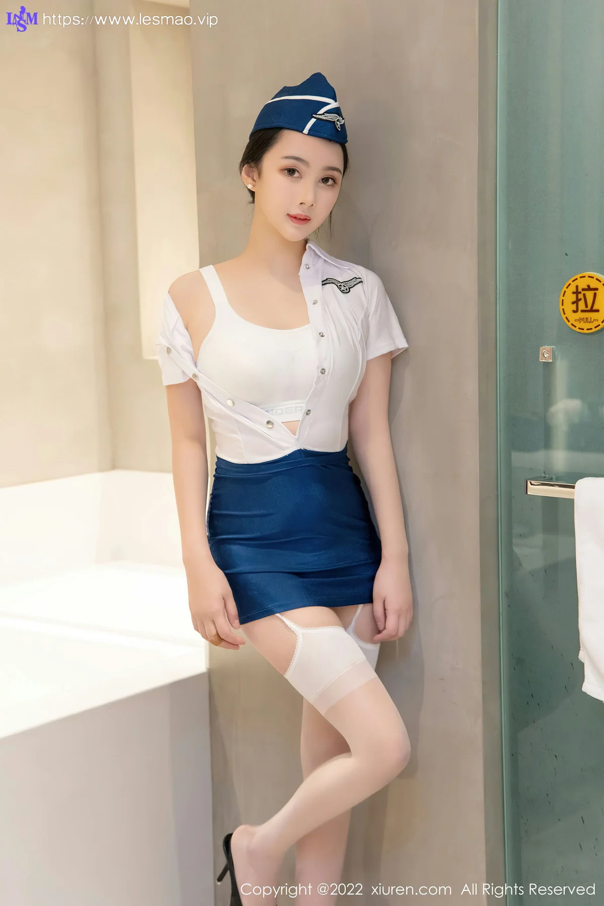 XiuRen 秀人 No.4750 空姐制服 summer宝宝 性感写真 - 17