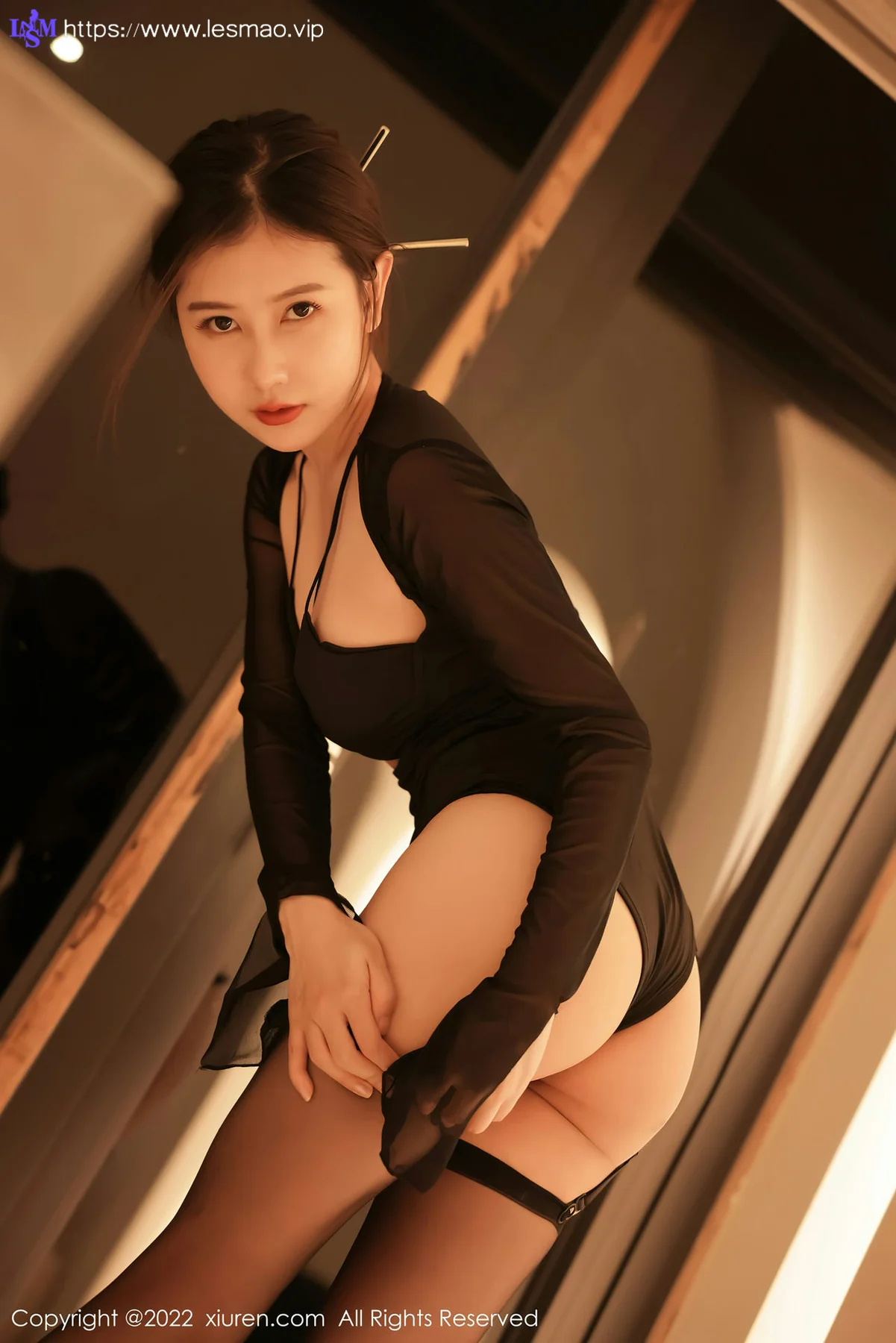 XiuRen 秀人 No.4768 湿身黑丝 尹甜甜 大理旅拍33 - 19