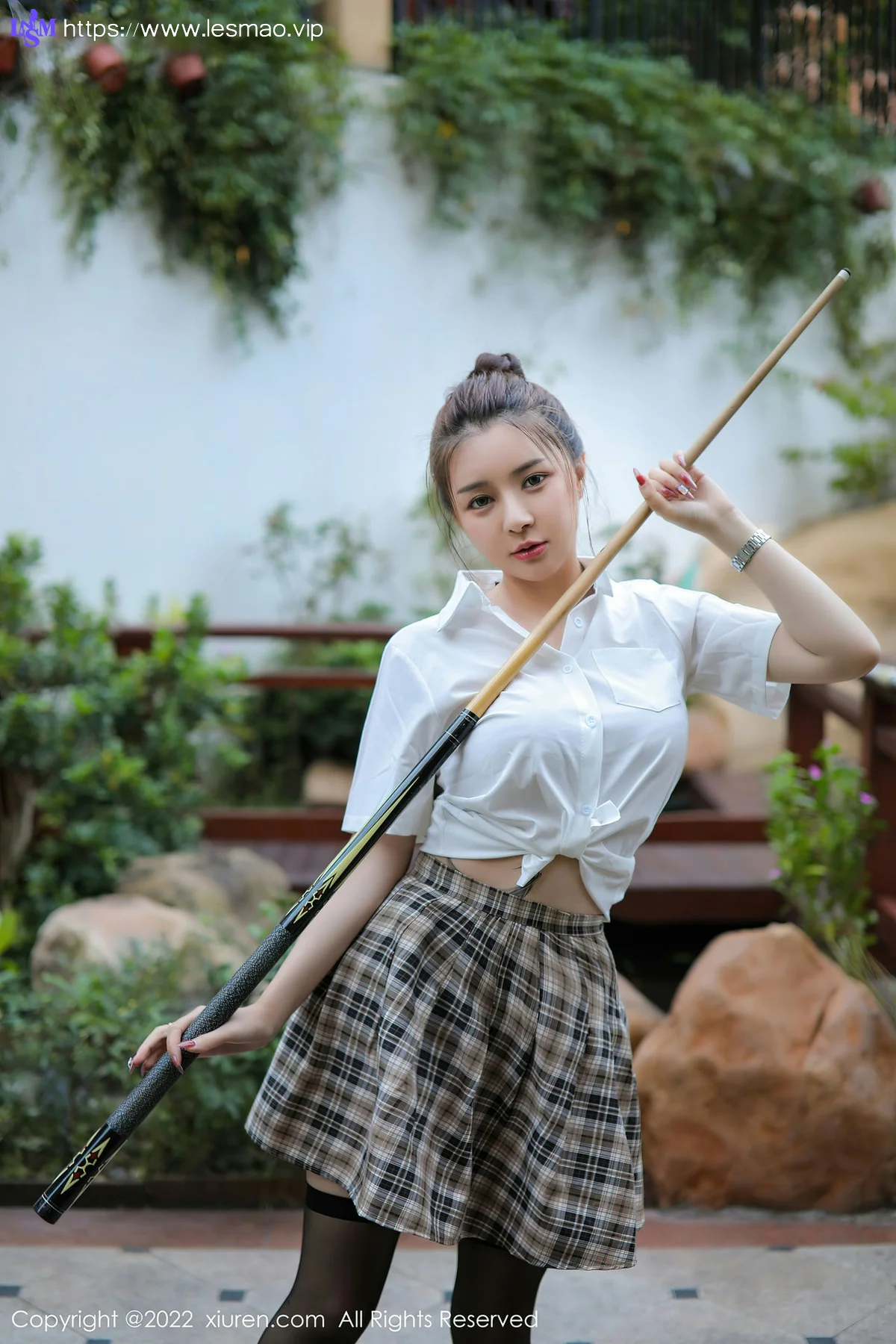 XiuRen 秀人 No.4786 格子裙 凯竹姐姐 性感写真 - 19