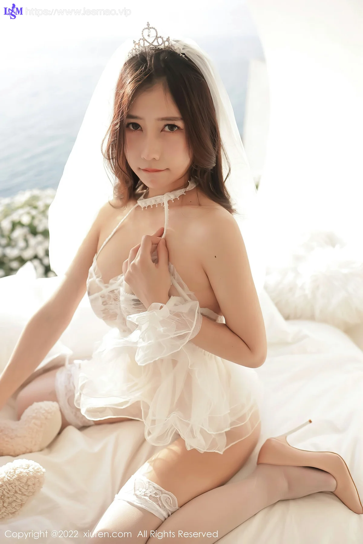 XiuRen 秀人 No.4795 白色婚纱 尹甜甜 大理旅拍3 - 55