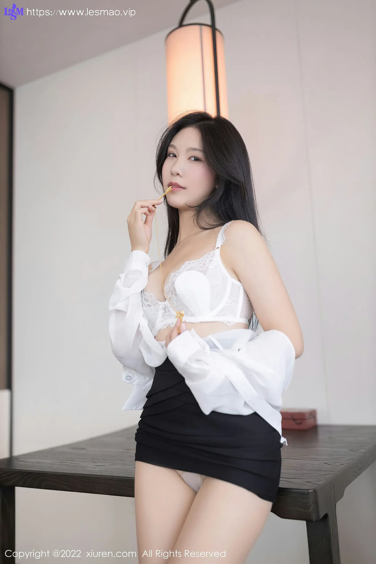 XiuRen 秀人 No.4796 白色蕾丝内衣 利世 性感写真1 - 16