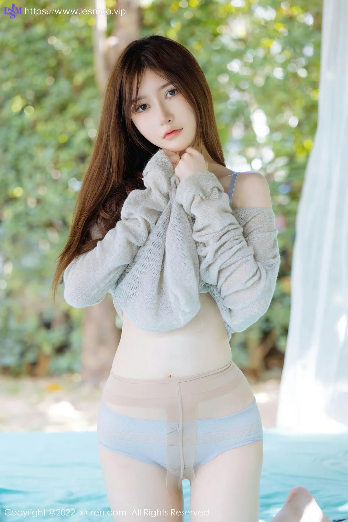 XiuRen 秀人 No.4797 蕾丝内衣 美桃酱 珠三角旅拍2 - 39