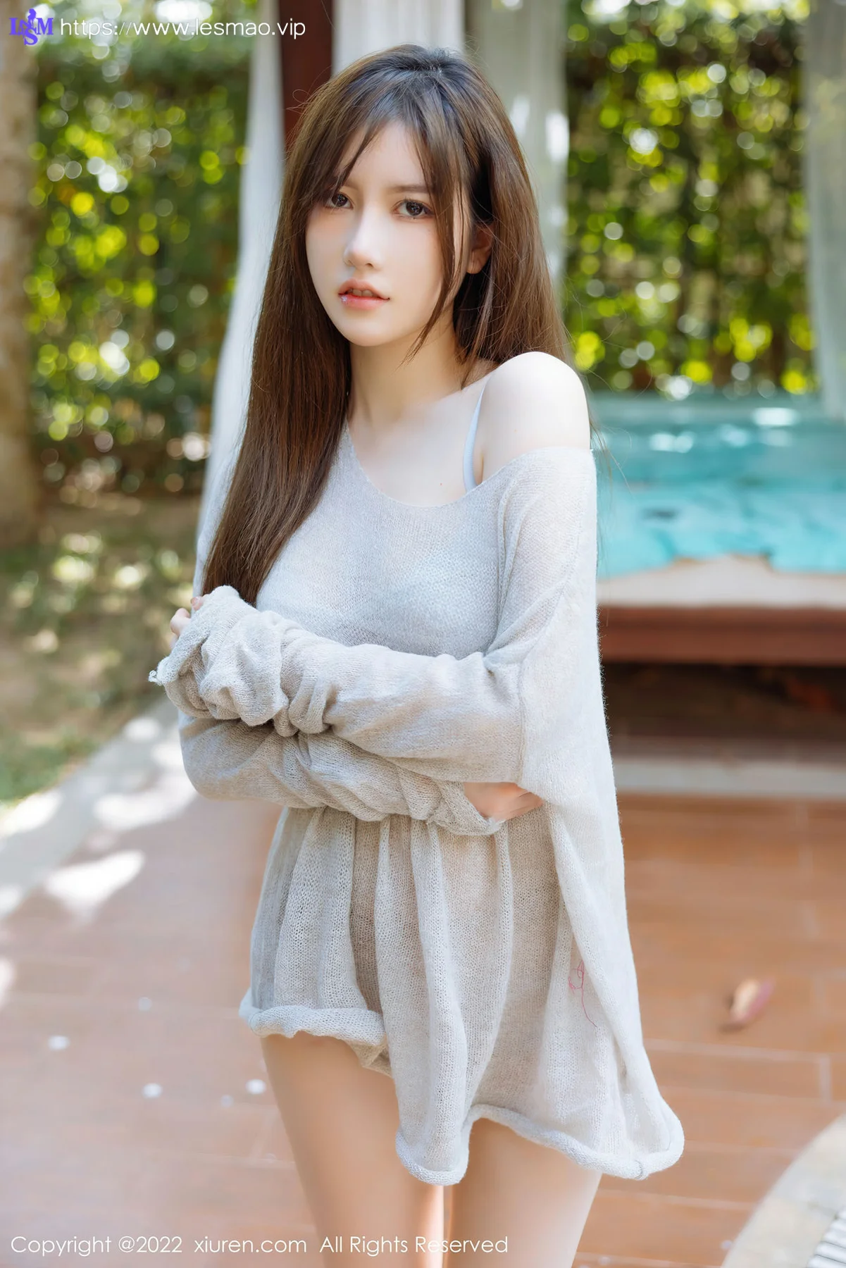 XiuRen 秀人 No.4797 蕾丝内衣 美桃酱 珠三角旅拍2 - 47