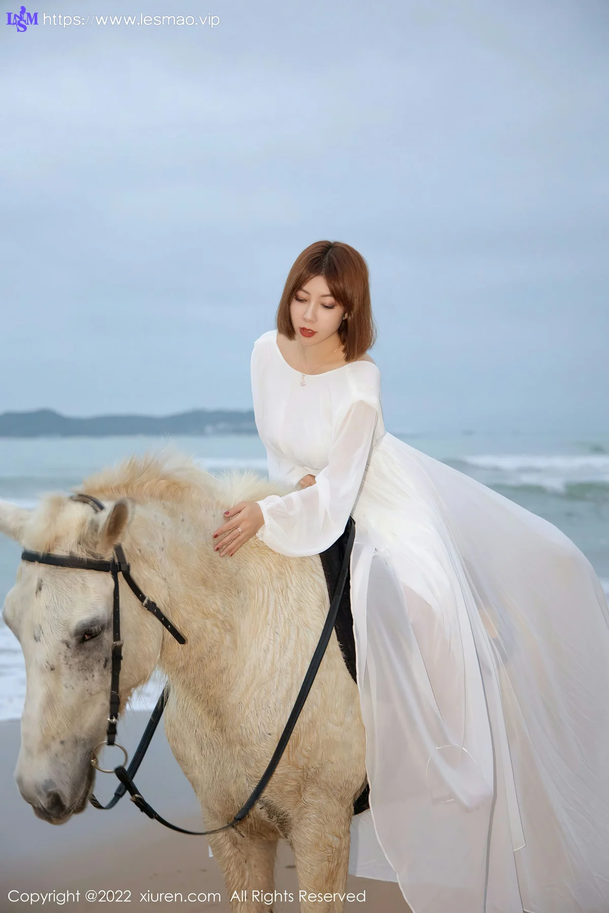 XiuRen 秀人 No.4853 沙滩牵马场景 果儿Victoria 三亚旅拍22 - 1