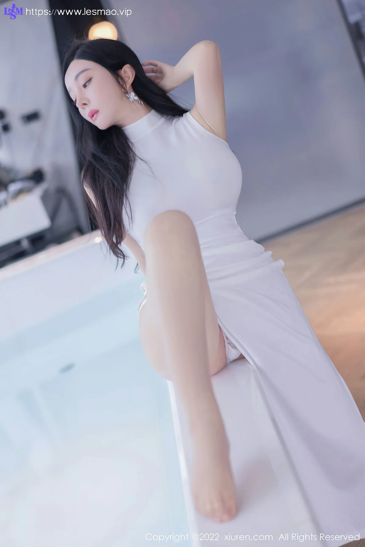 XiuRen 秀人 No.4855 连衣长裙 允爾 性感写真1 - 21