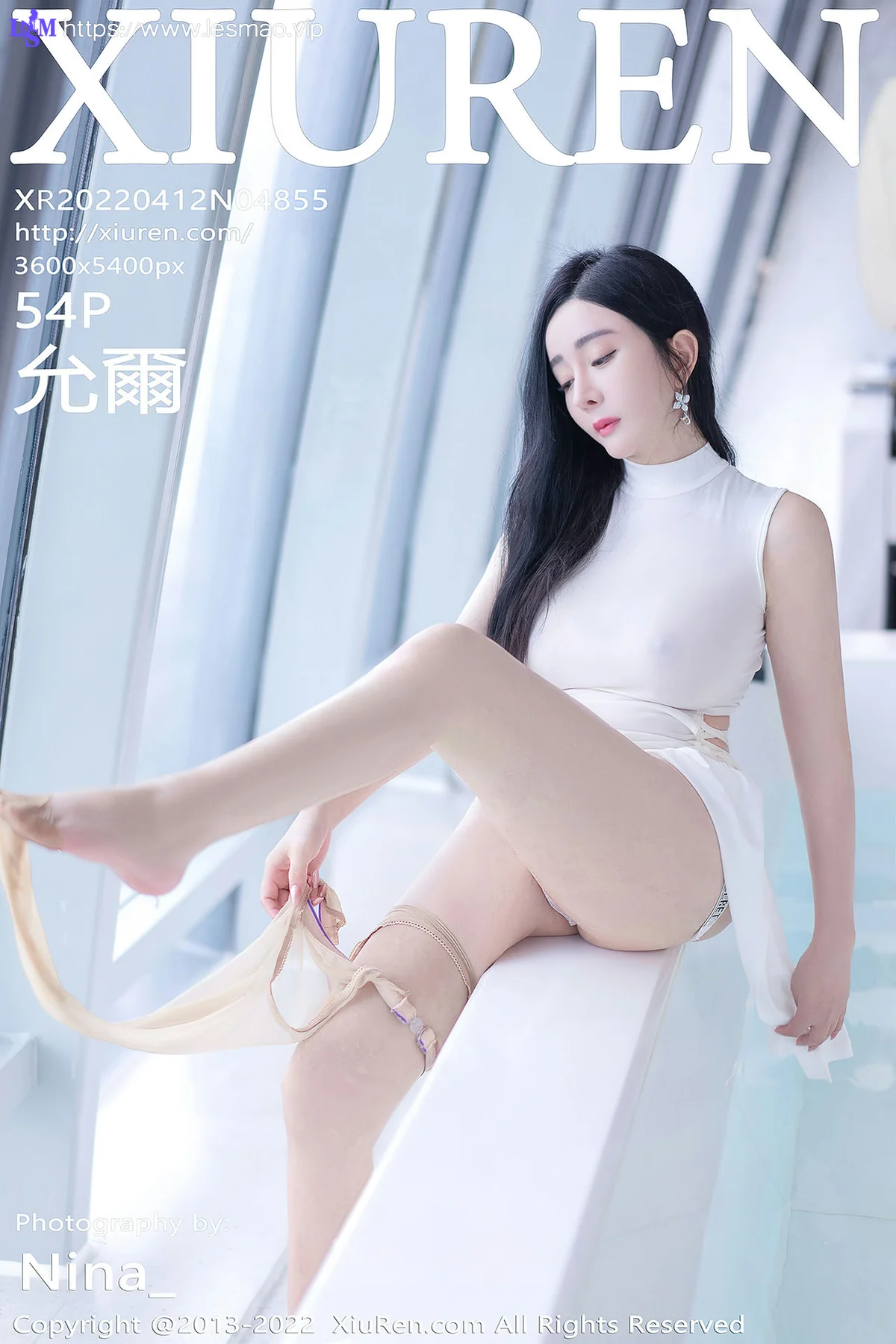 XiuRen 秀人 No.4855 连衣长裙 允爾 性感写真1 - 55