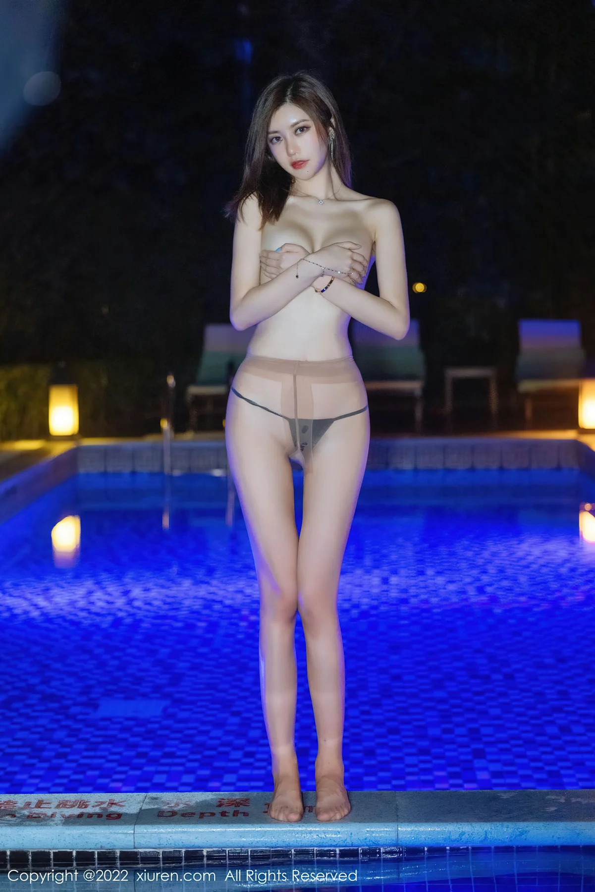 XiuRen 秀人 No.4878 泳池外拍 绮里嘉ula 珠三角旅拍111 - 57