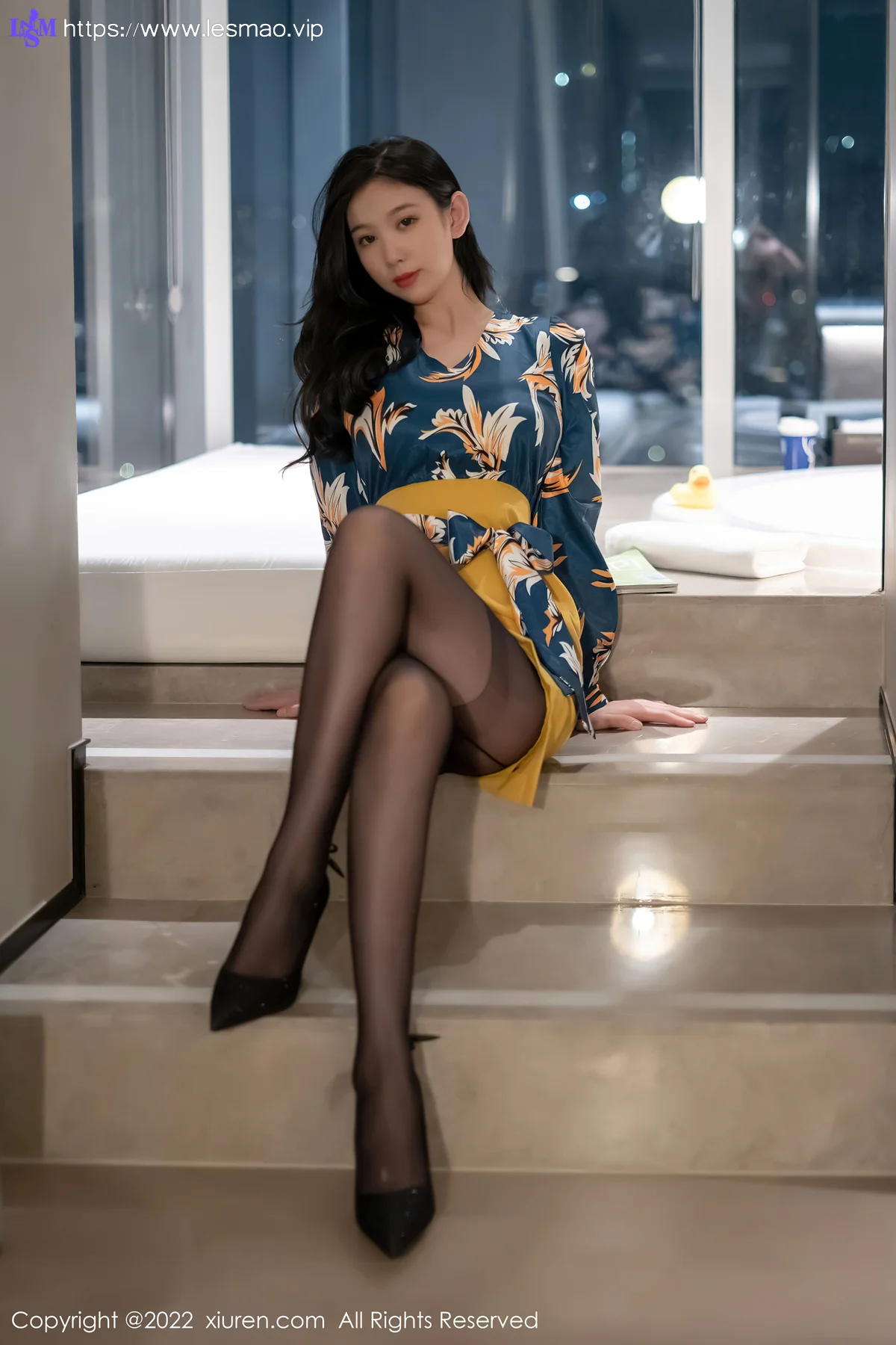 XiuRen 秀人 No.4880 黄色短裙 李雅柔182CM 性感写真 - 16