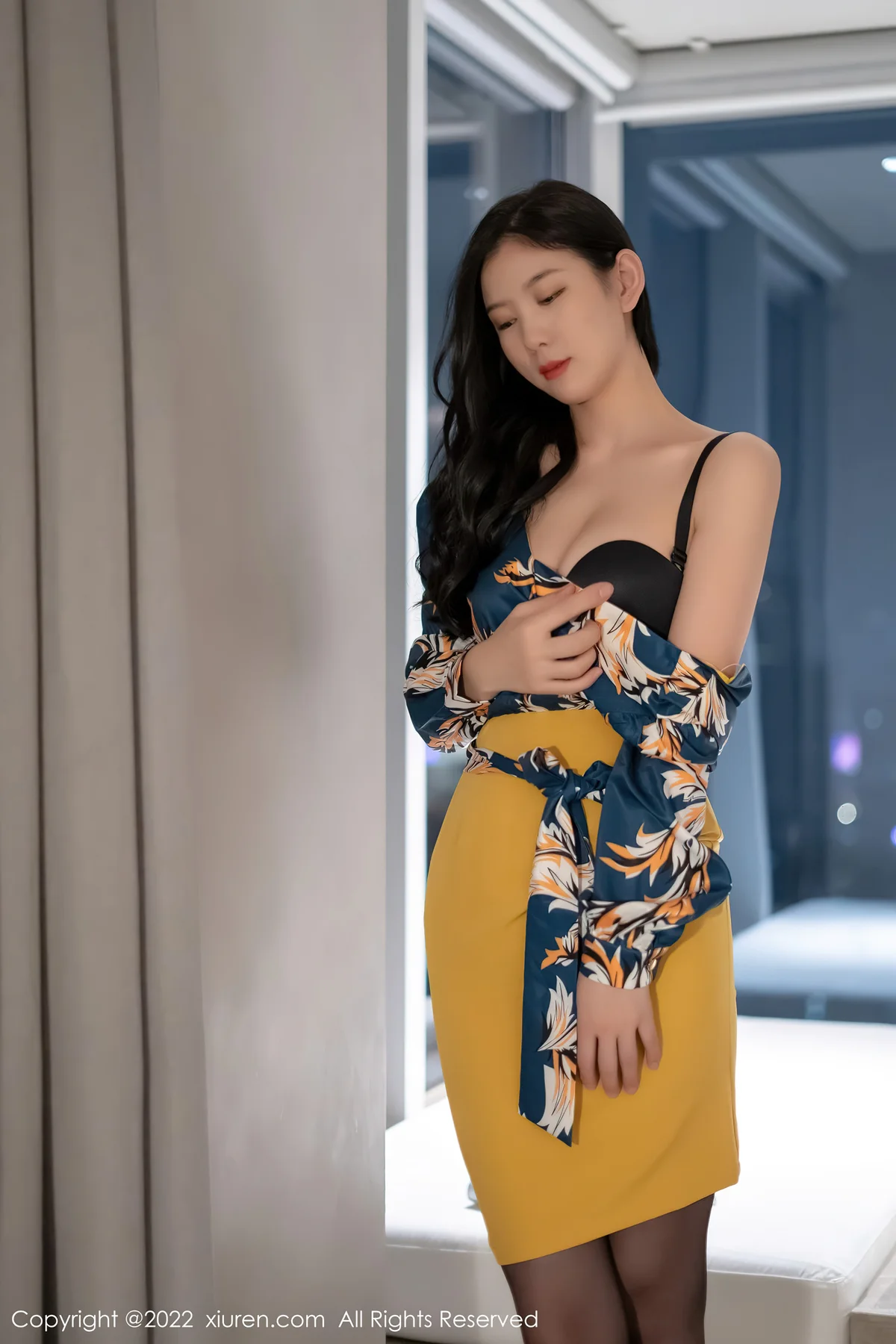 XiuRen 秀人 No.4880 黄色短裙 李雅柔182CM 性感写真 - 27