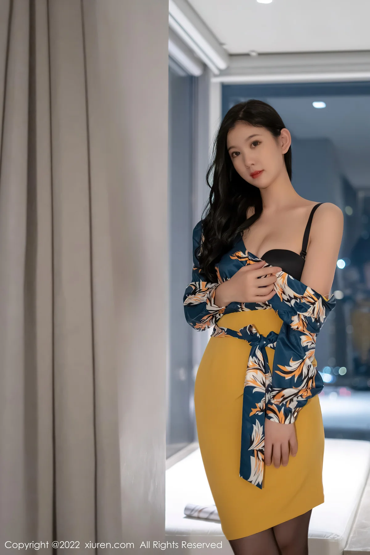 XiuRen 秀人 No.4880 黄色短裙 李雅柔182CM 性感写真 - 28