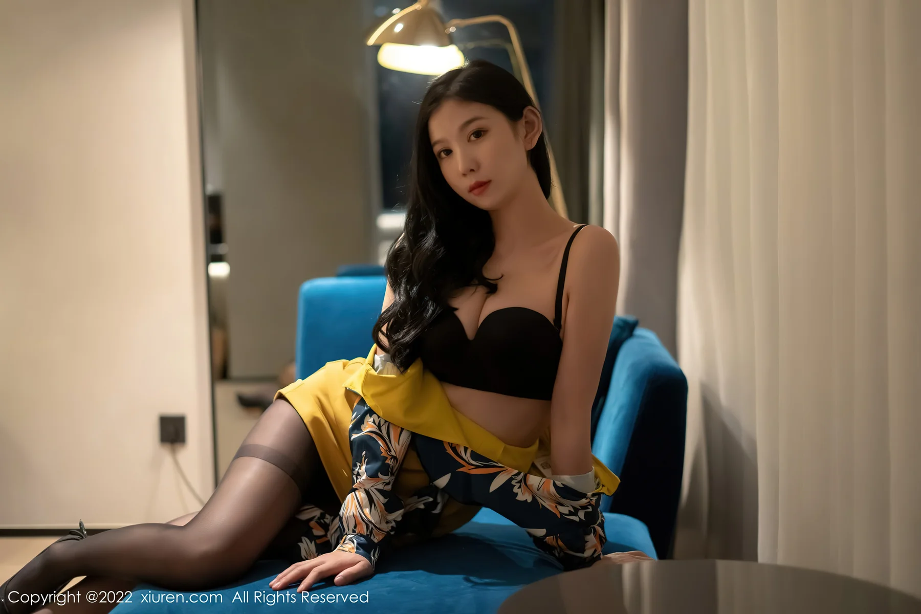 XiuRen 秀人 No.4880 黄色短裙 李雅柔182CM 性感写真 - 36