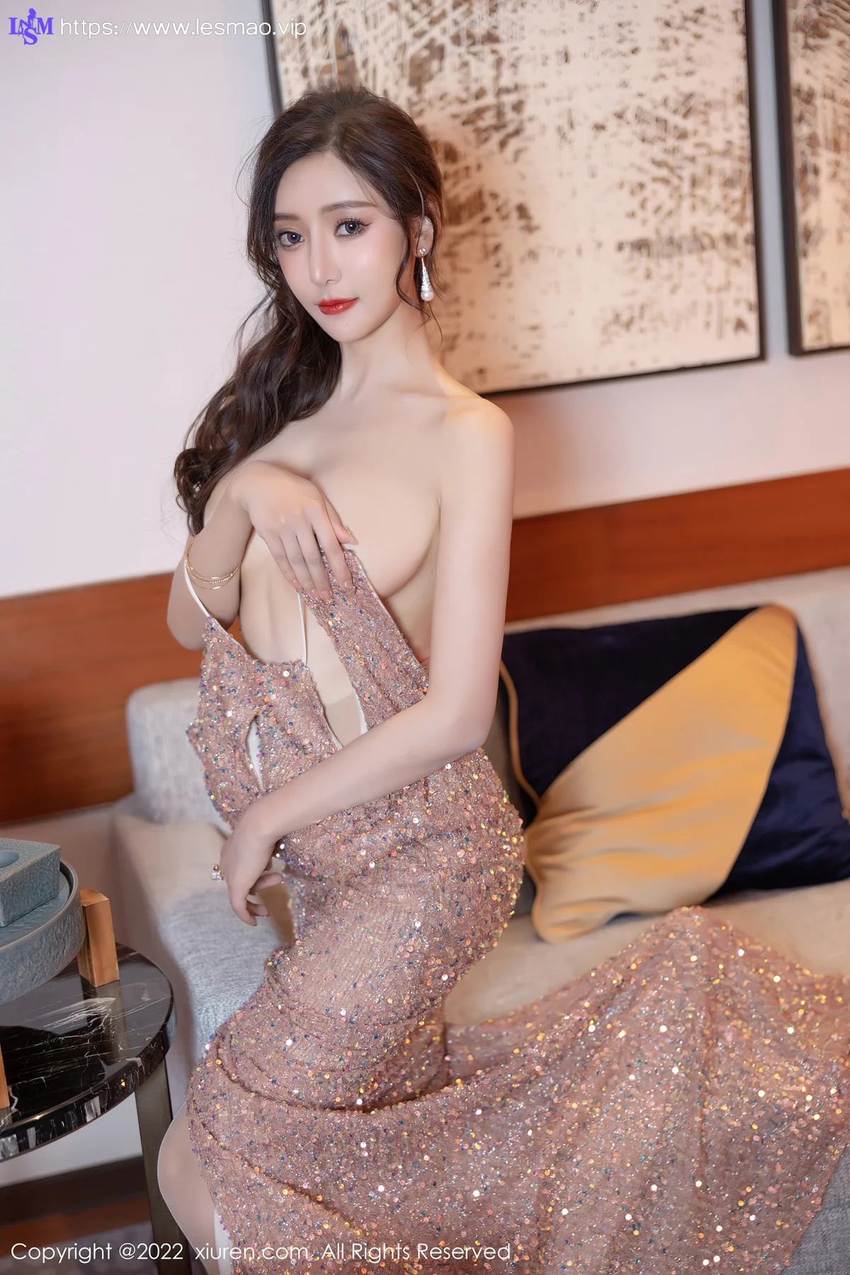 XiuRen 秀人 No.4883 连衣长裙 王馨瑶yanni 性感写真1 - 60