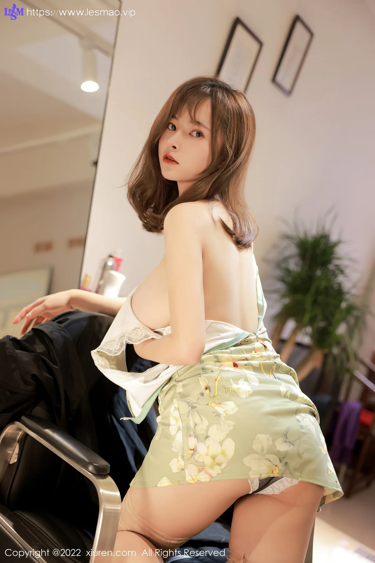 XiuRen 秀人 No.4895 灰色旗袍 奈沐子 云南大理旅拍3 - 24