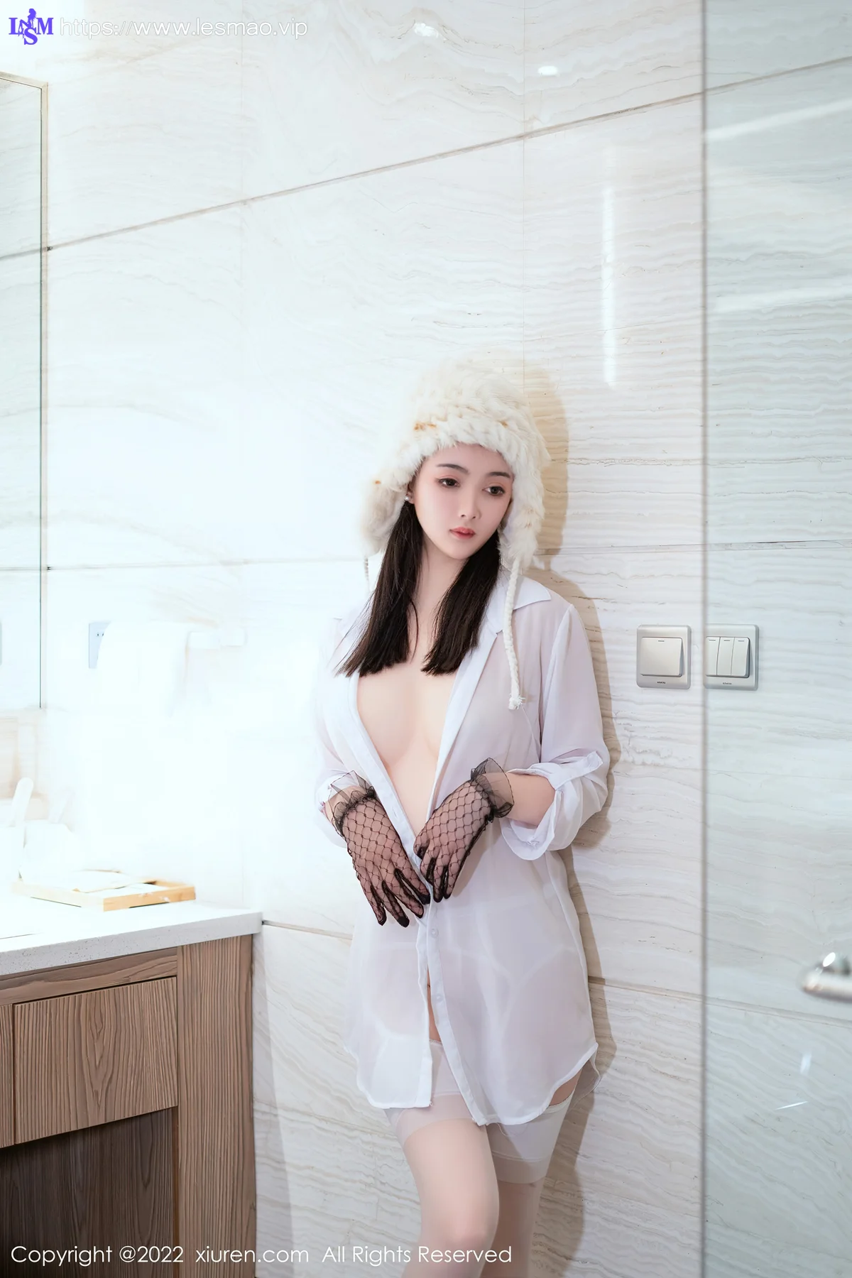 XiuRen 秀人 No.4906 简约白色毛衣 summer宝宝 性感写真 - 34