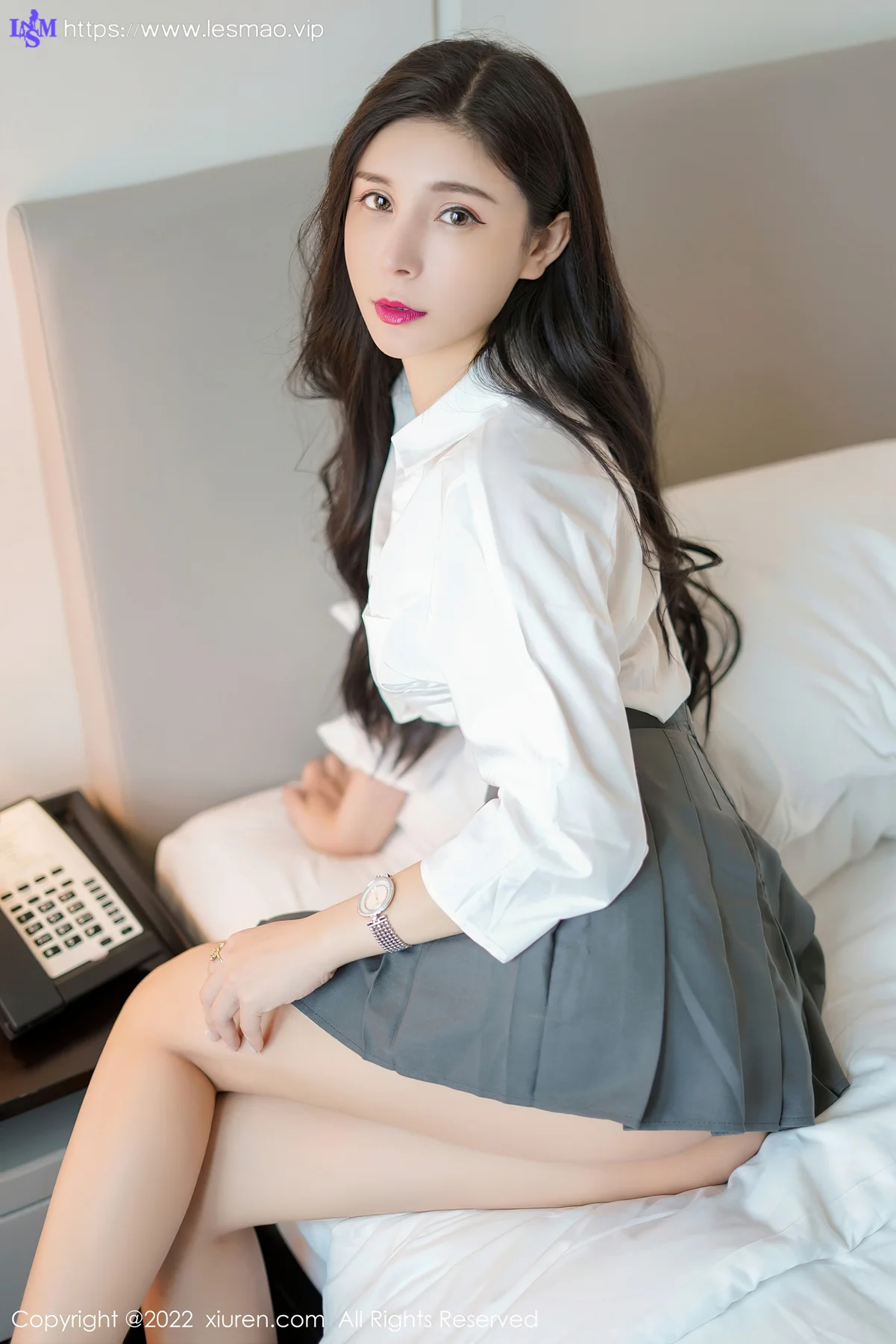 XiuRen 秀人 No.4918 灰色短裙 小蛮妖Yummy 性感写真22 - 12
