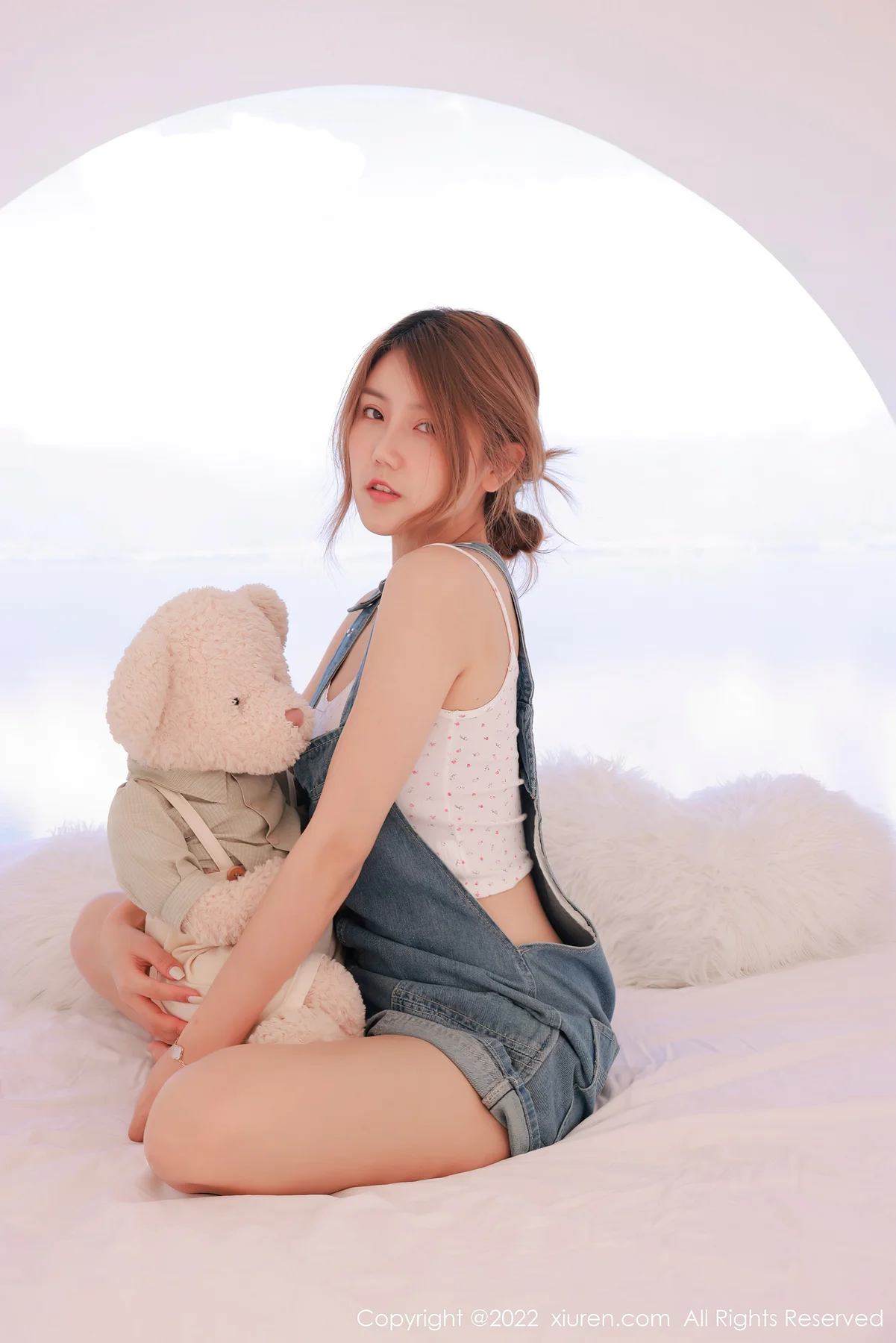 XiuRen 秀人 No.4922 吊带短裙 sugar糖酒酒 首套写真1 - 49