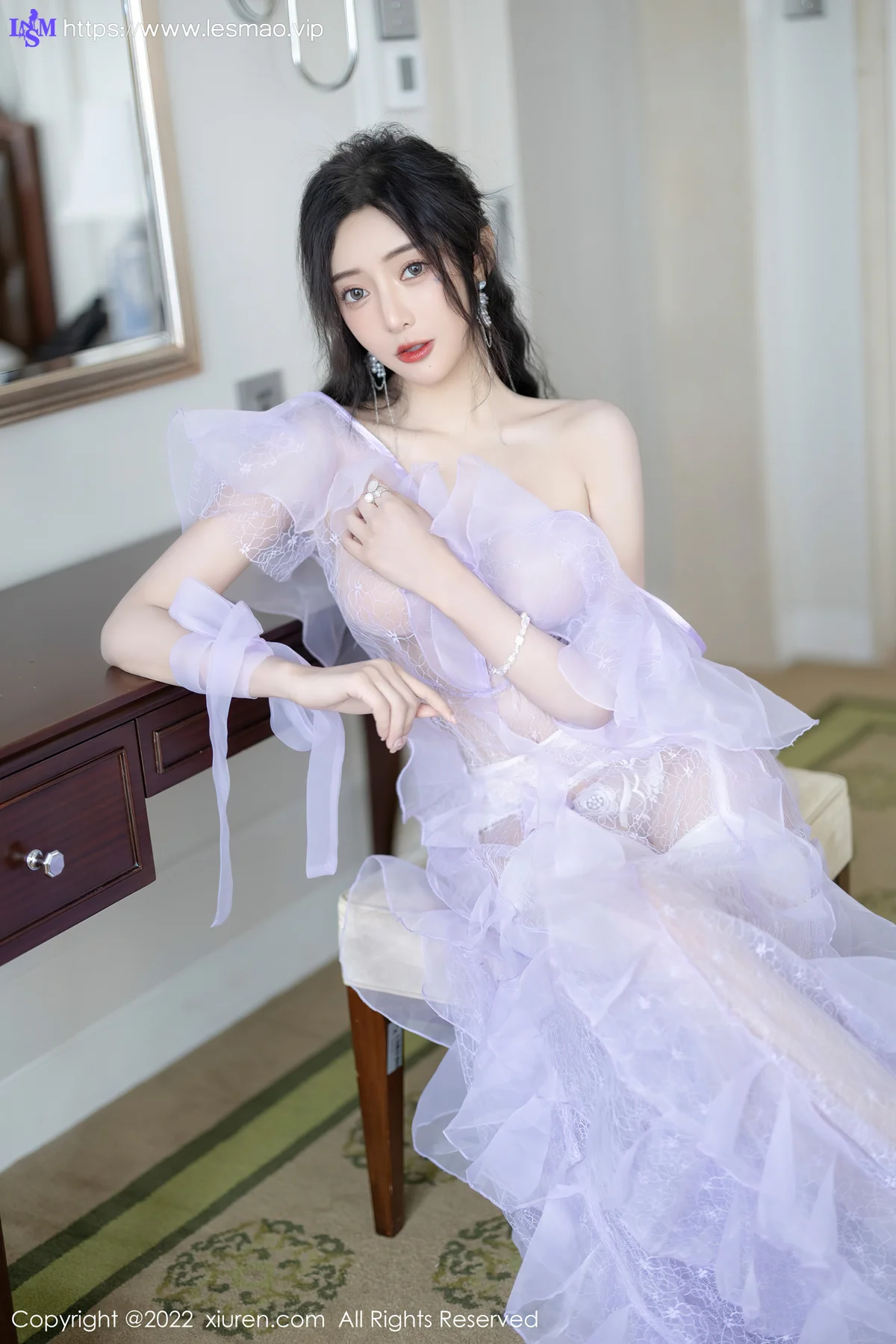 XiuRen 秀人 No.4949 薄纱透视 王馨瑶yanni 厦门旅拍111 - 49