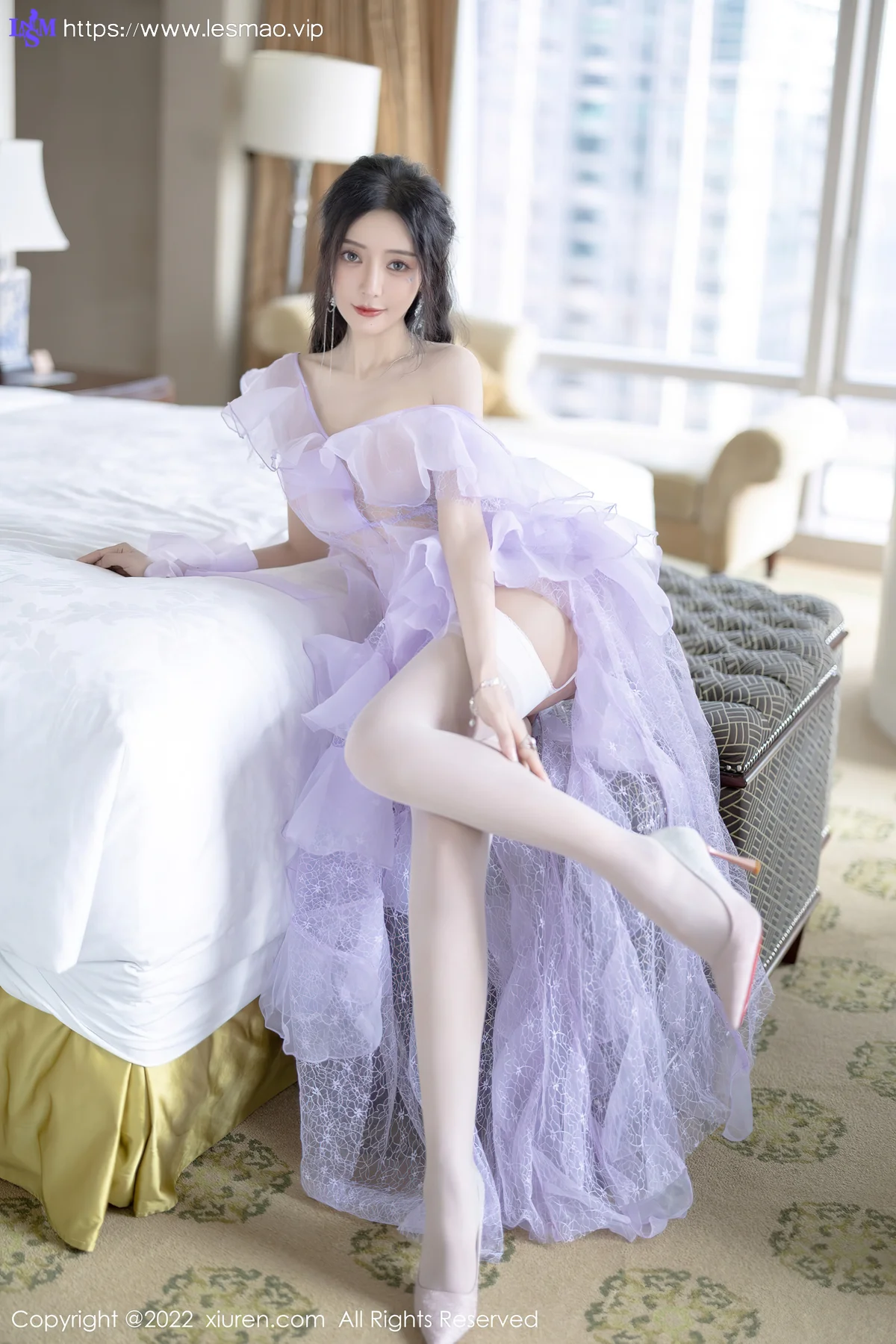 XiuRen 秀人 No.4949 薄纱透视 王馨瑶yanni 厦门旅拍111 - 61