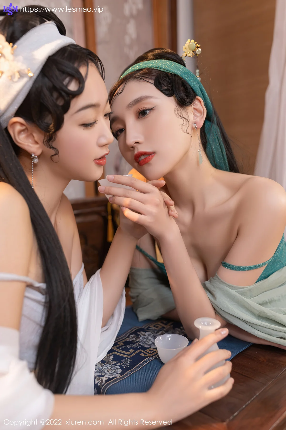 XiuRen 秀人 No.4952 古装服饰拍摄 唐安琪和陆萱萱 性感写真111 - 27