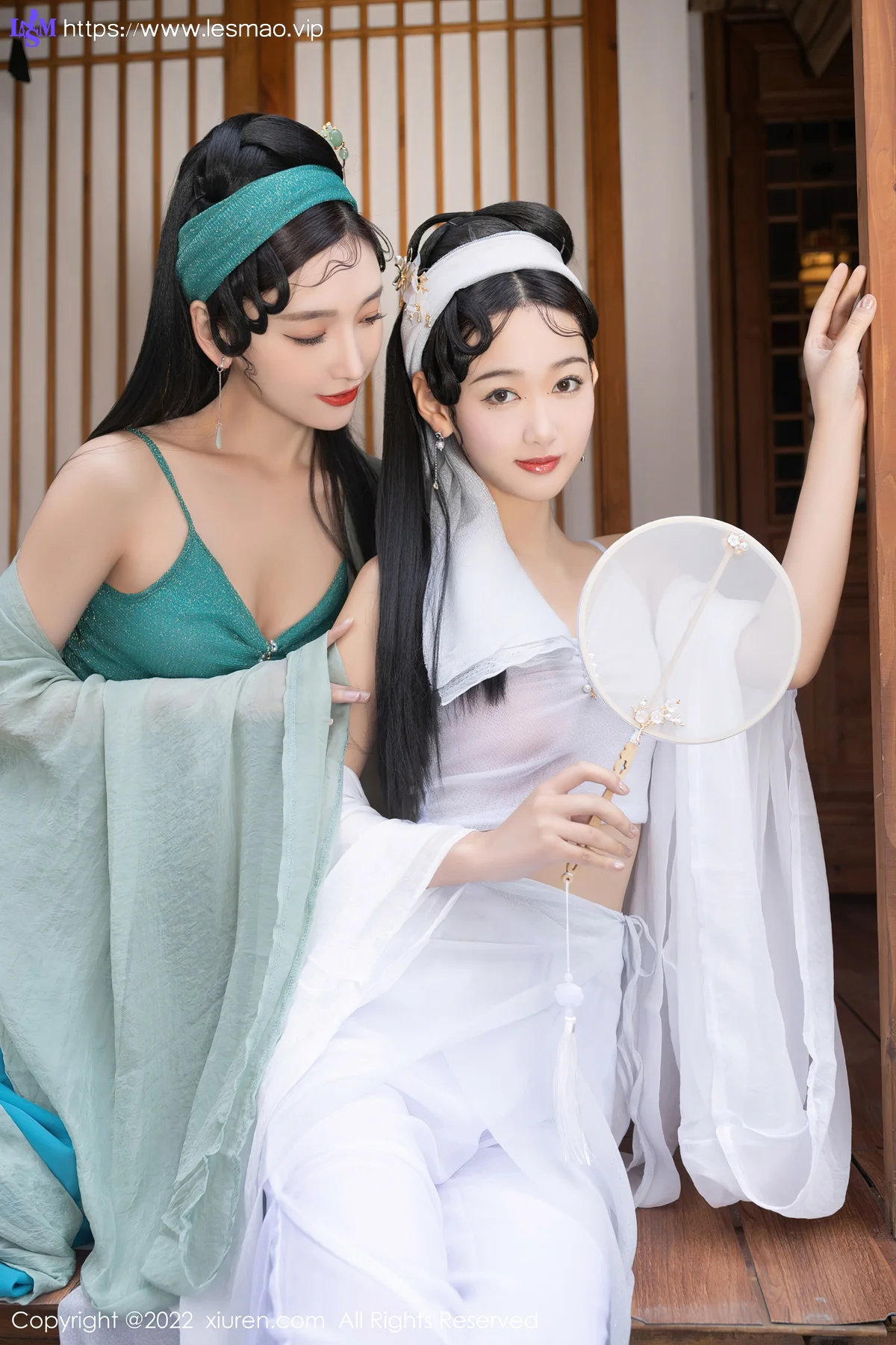 XiuRen 秀人 No.4952 古装服饰拍摄 唐安琪和陆萱萱 性感写真111 - 88