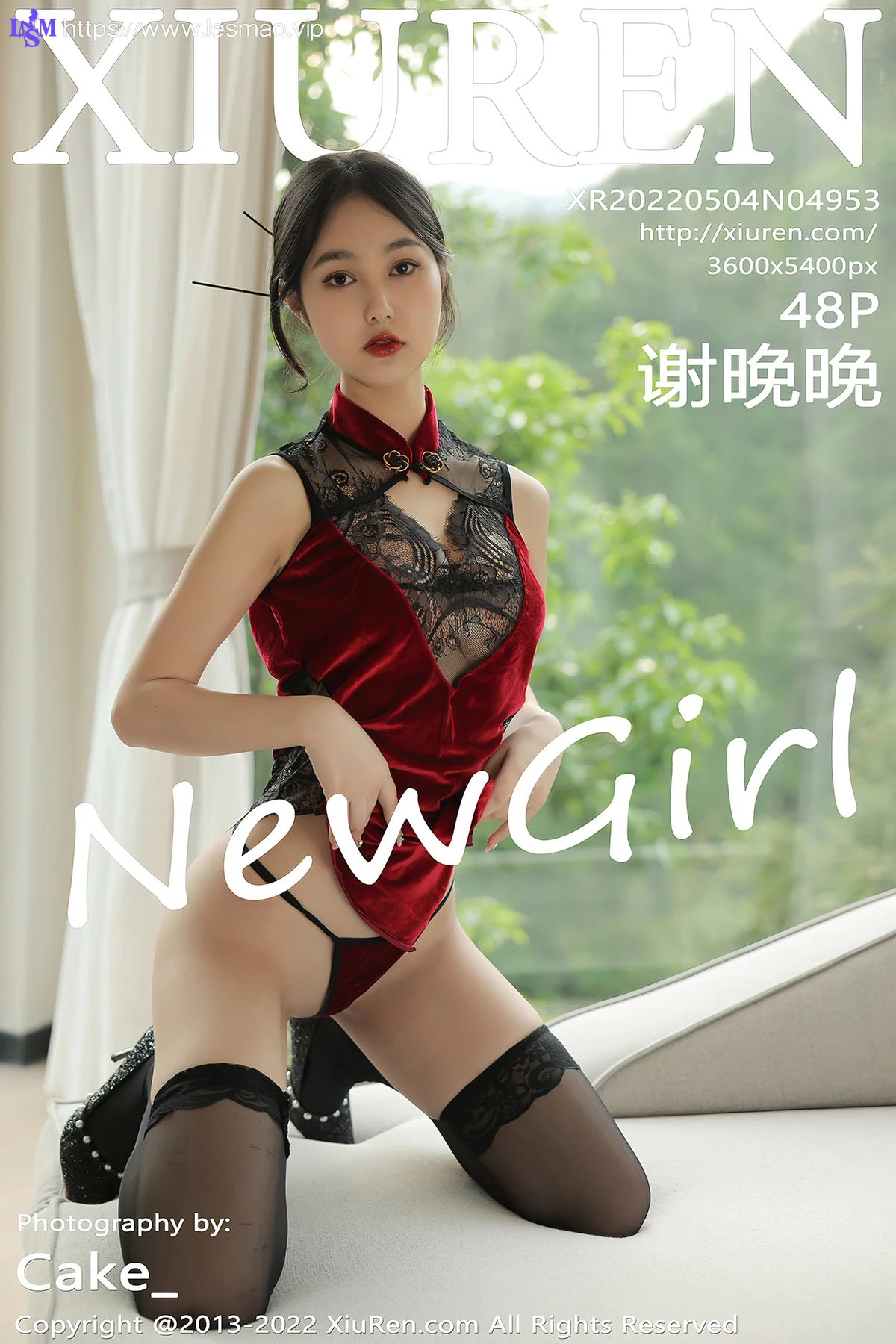 XiuRen 秀人 No.4953 红色旗袍 谢晚晚 首套写真2 - 49