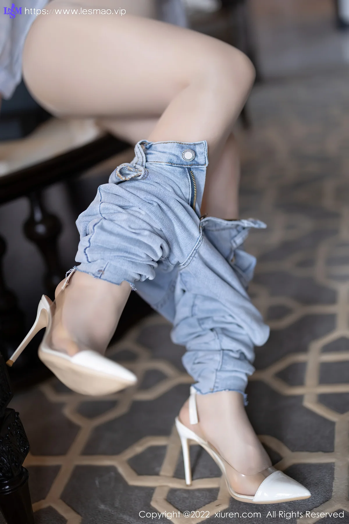 XiuRen 秀人 No.4976 轻透浅格子 芝芝Booty 性感写真3 - 41