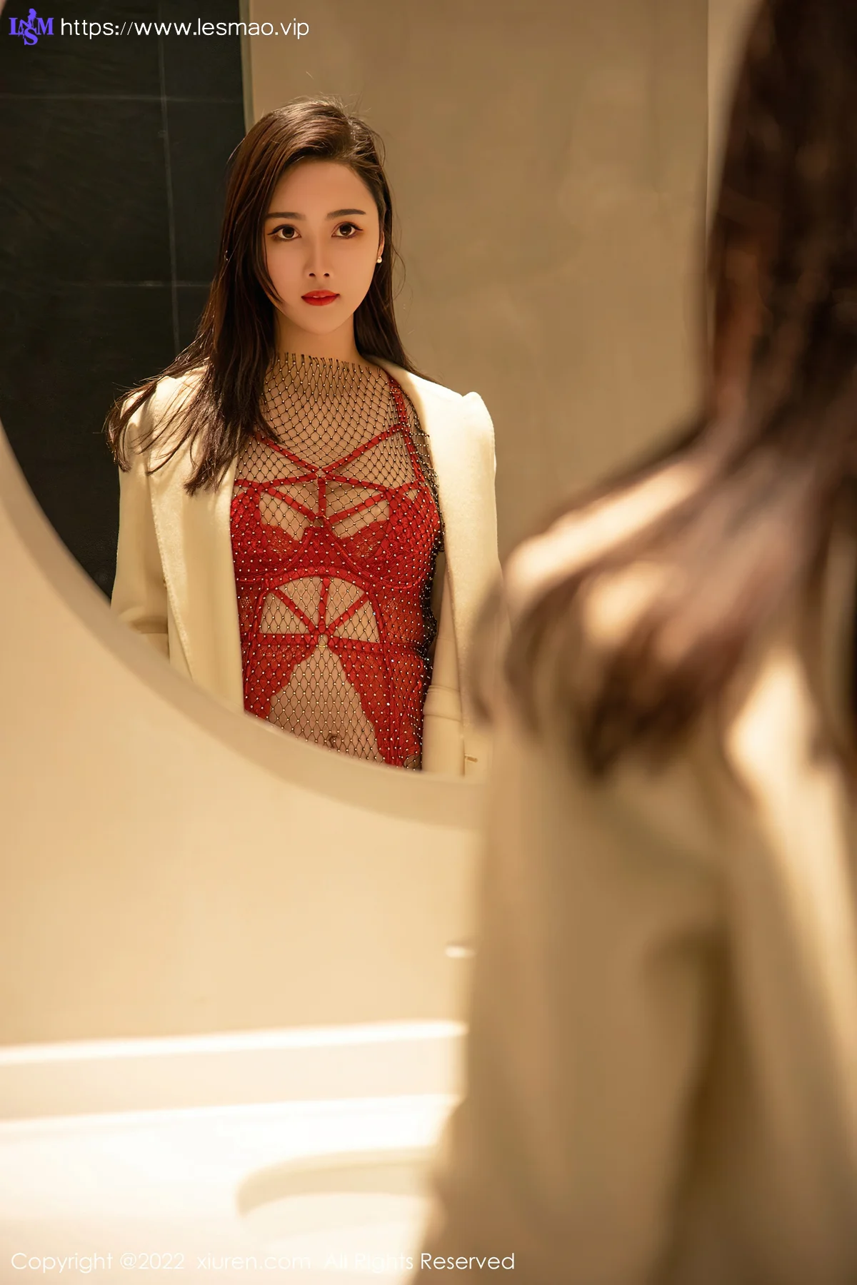 XiuRen 秀人 No.4997 红色丝袜 summer宝宝 性感写真 - 42