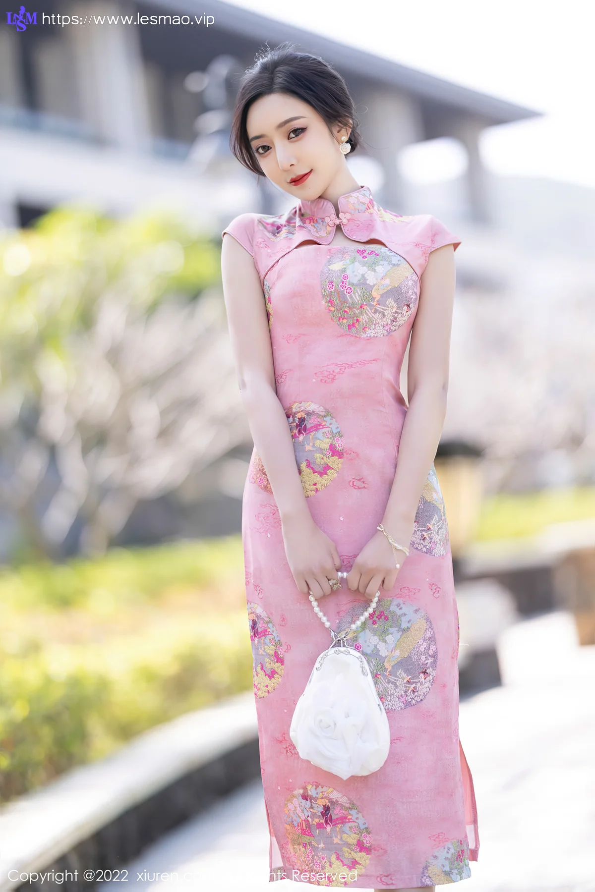 XiuRen 秀人 No.5007 粉红色旗袍 王馨瑶yanni 厦门旅拍11 - 11