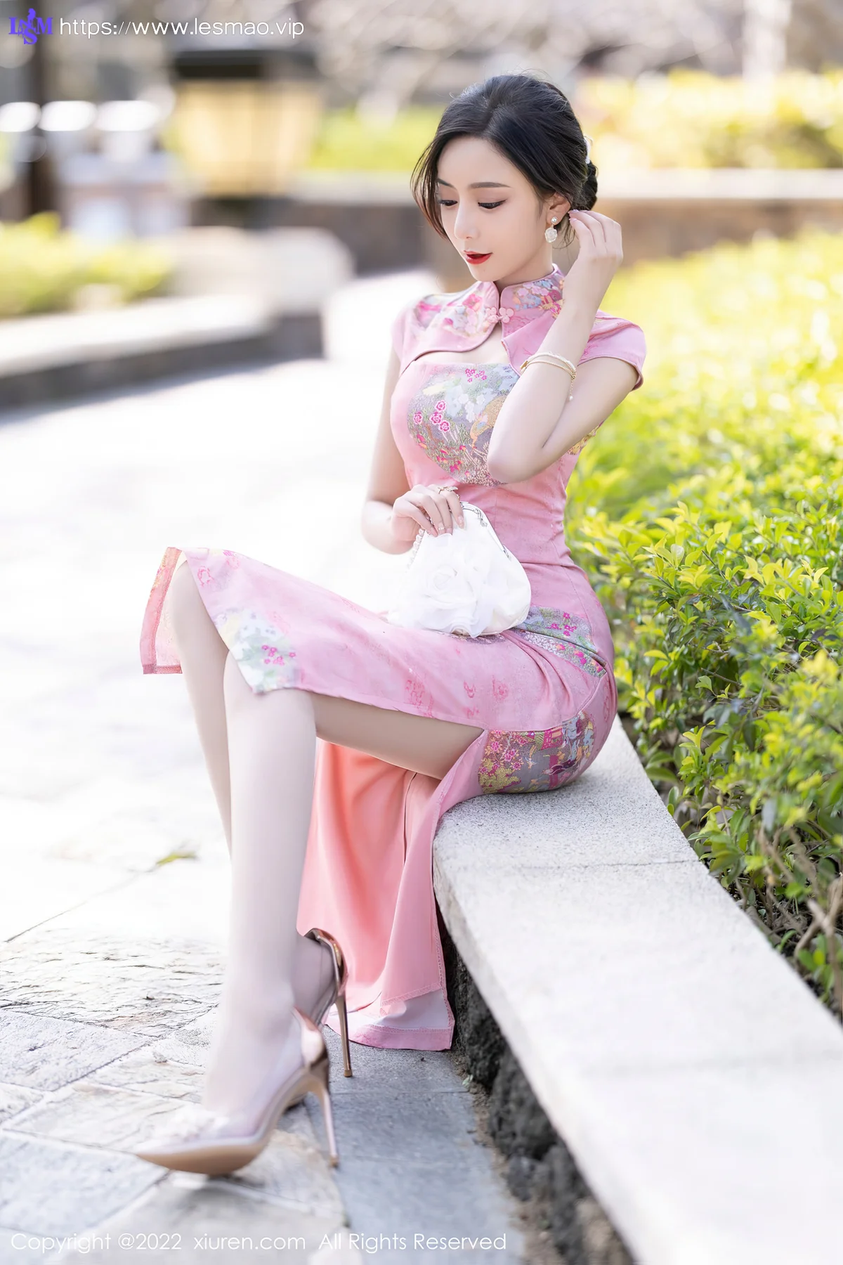 XiuRen 秀人 No.5007 粉红色旗袍 王馨瑶yanni 厦门旅拍11 - 12