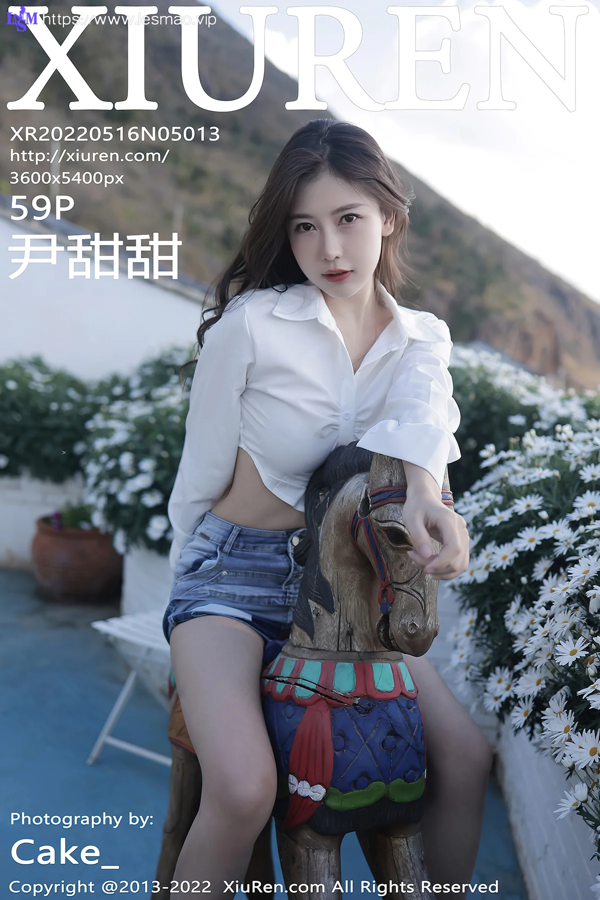 XiuRen 秀人 No.5013 牛仔短裤 尹甜甜 大理旅拍1 - 60