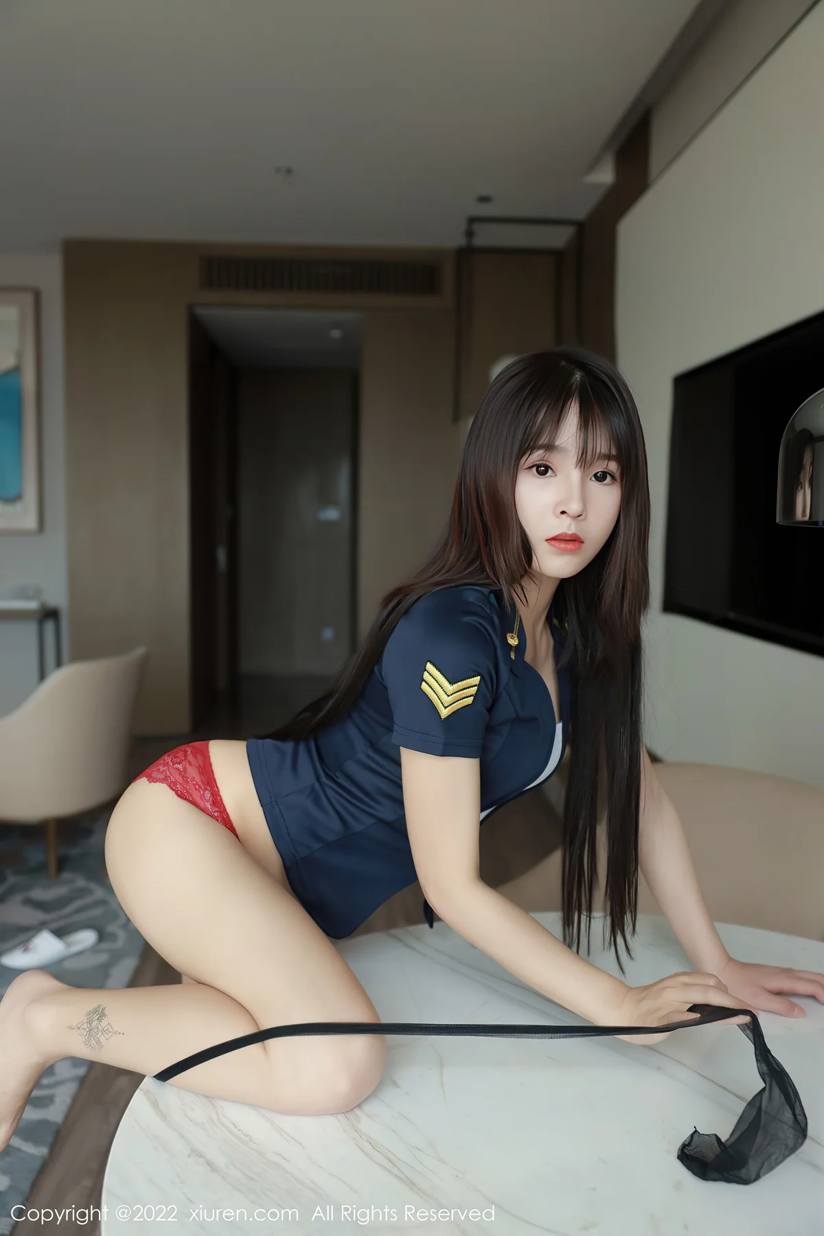 XiuRen 秀人 No.5049 红色内衣 许嘉欣 首套写真3 - 39