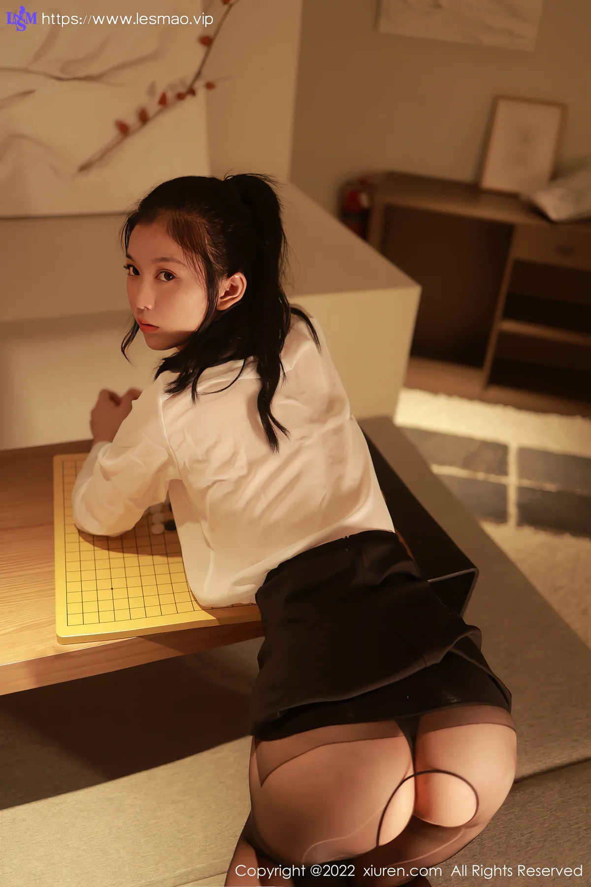 XiuRen 秀人 No.5057 白色轻透上衣 李雅柔182CM 性感写真3 - 56