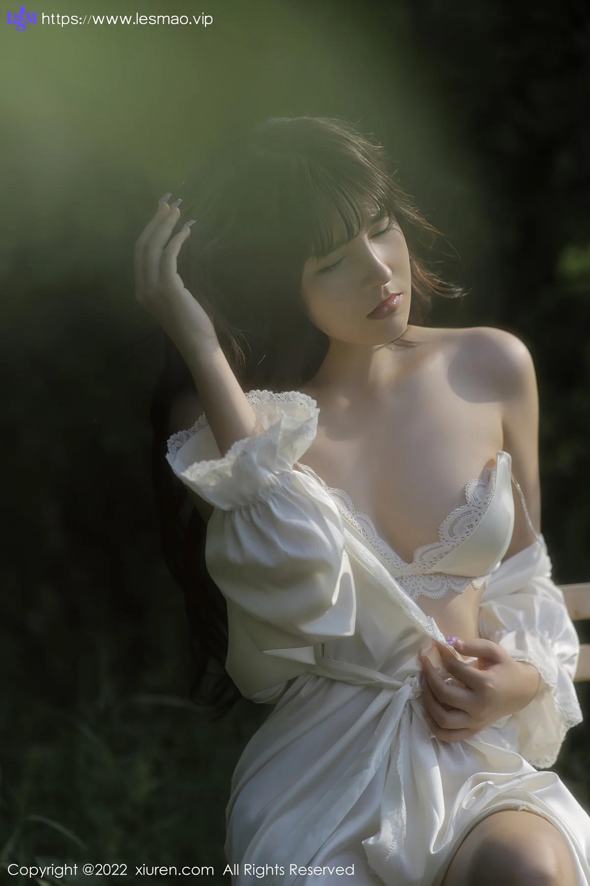 XiuRen 秀人 No.5098 白色蕾丝内衣 许嘉欣 性感写真33 - 14