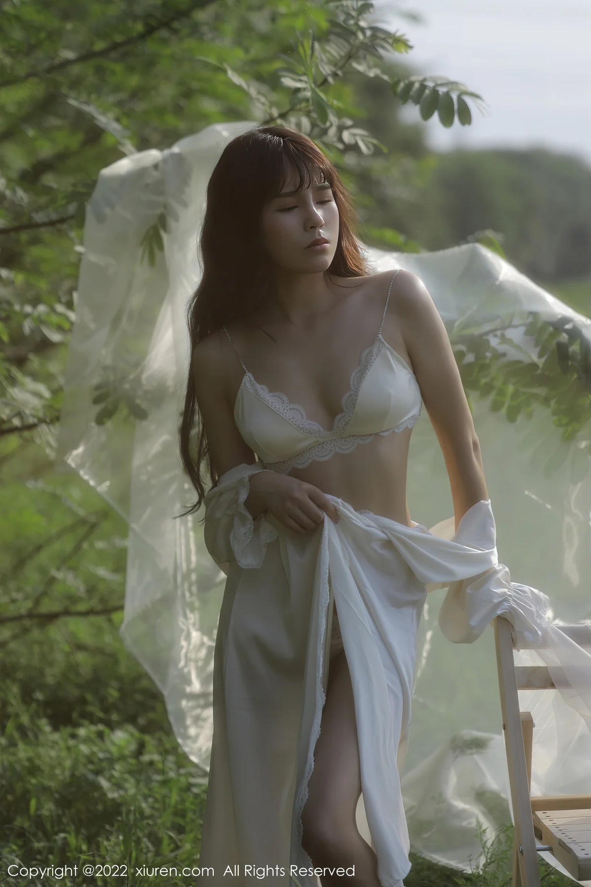 XiuRen 秀人 No.5098 白色蕾丝内衣 许嘉欣 性感写真33 - 21