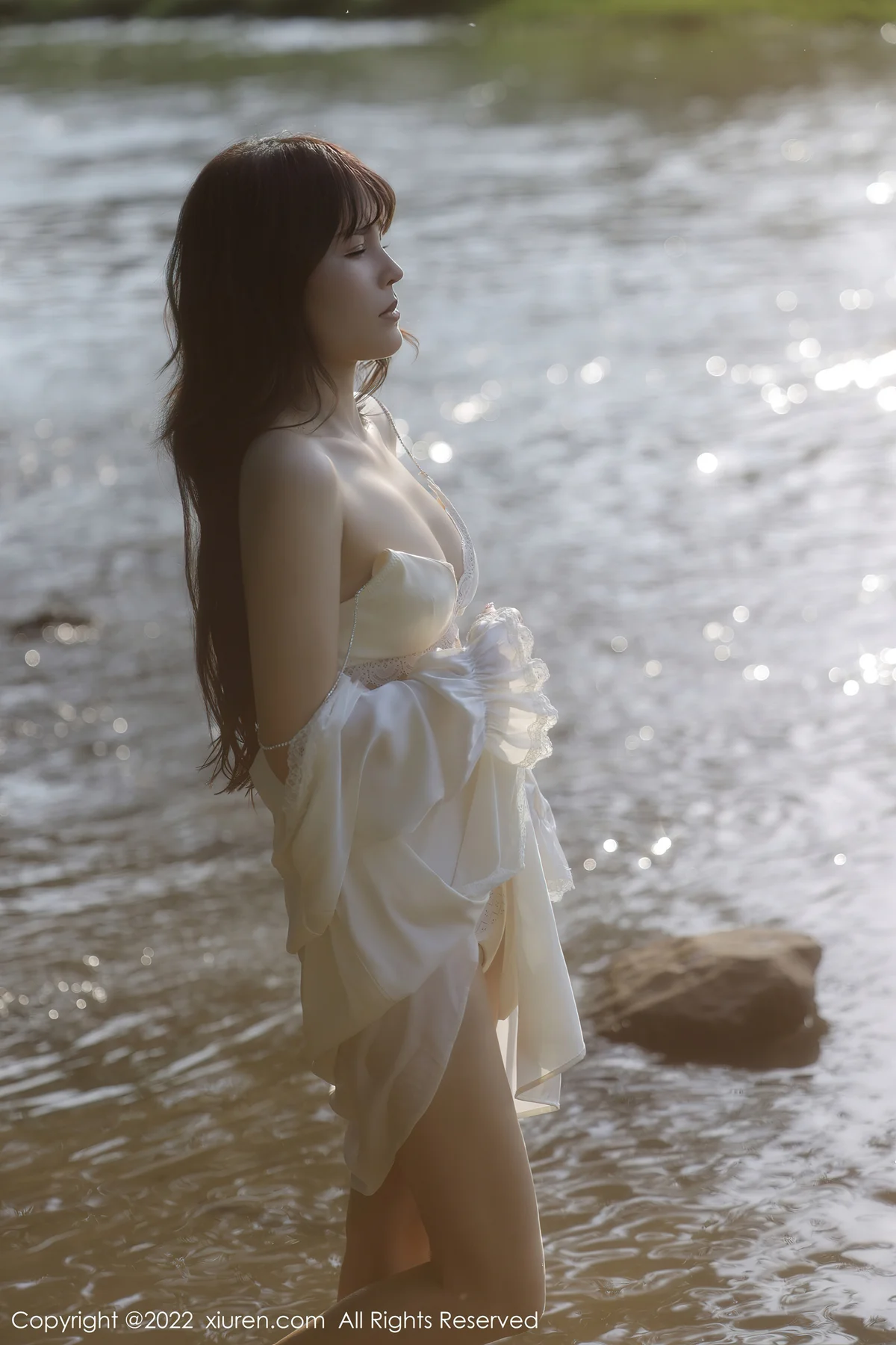 XiuRen 秀人 No.5098 白色蕾丝内衣 许嘉欣 性感写真33 - 37
