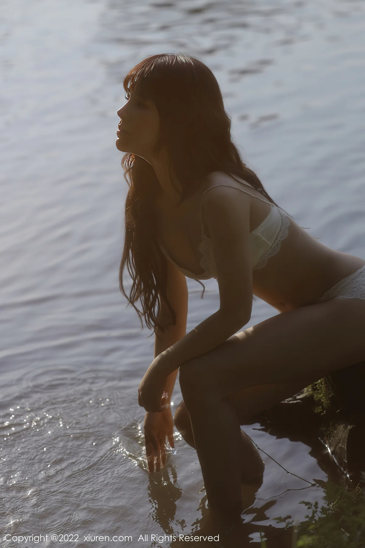 XiuRen 秀人 No.5098 白色蕾丝内衣 许嘉欣 性感写真33 - 42