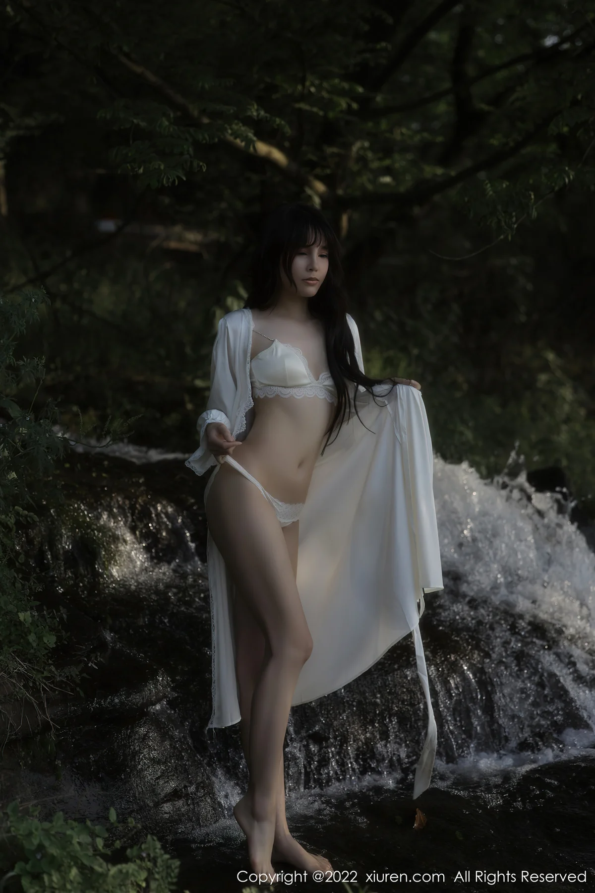 XiuRen 秀人 No.5098 白色蕾丝内衣 许嘉欣 性感写真33 - 47