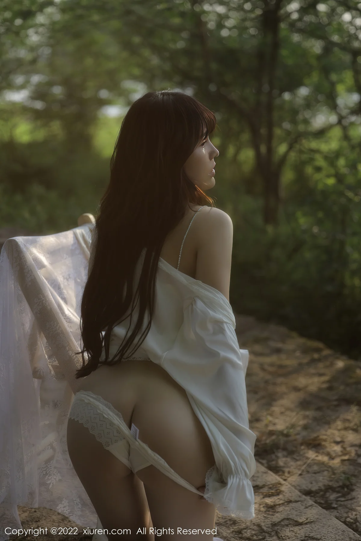 XiuRen 秀人 No.5098 白色蕾丝内衣 许嘉欣 性感写真33 - 50
