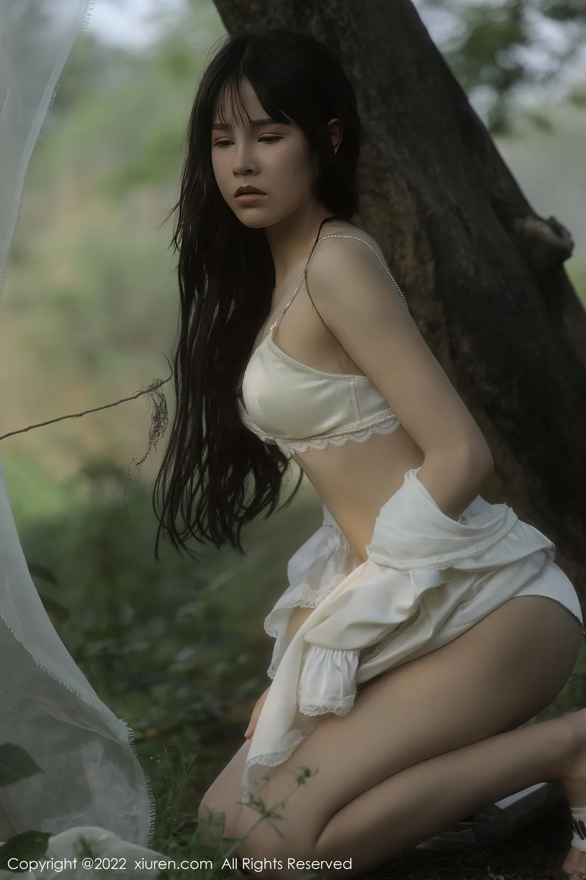 XiuRen 秀人 No.5098 白色蕾丝内衣 许嘉欣 性感写真33 - 56