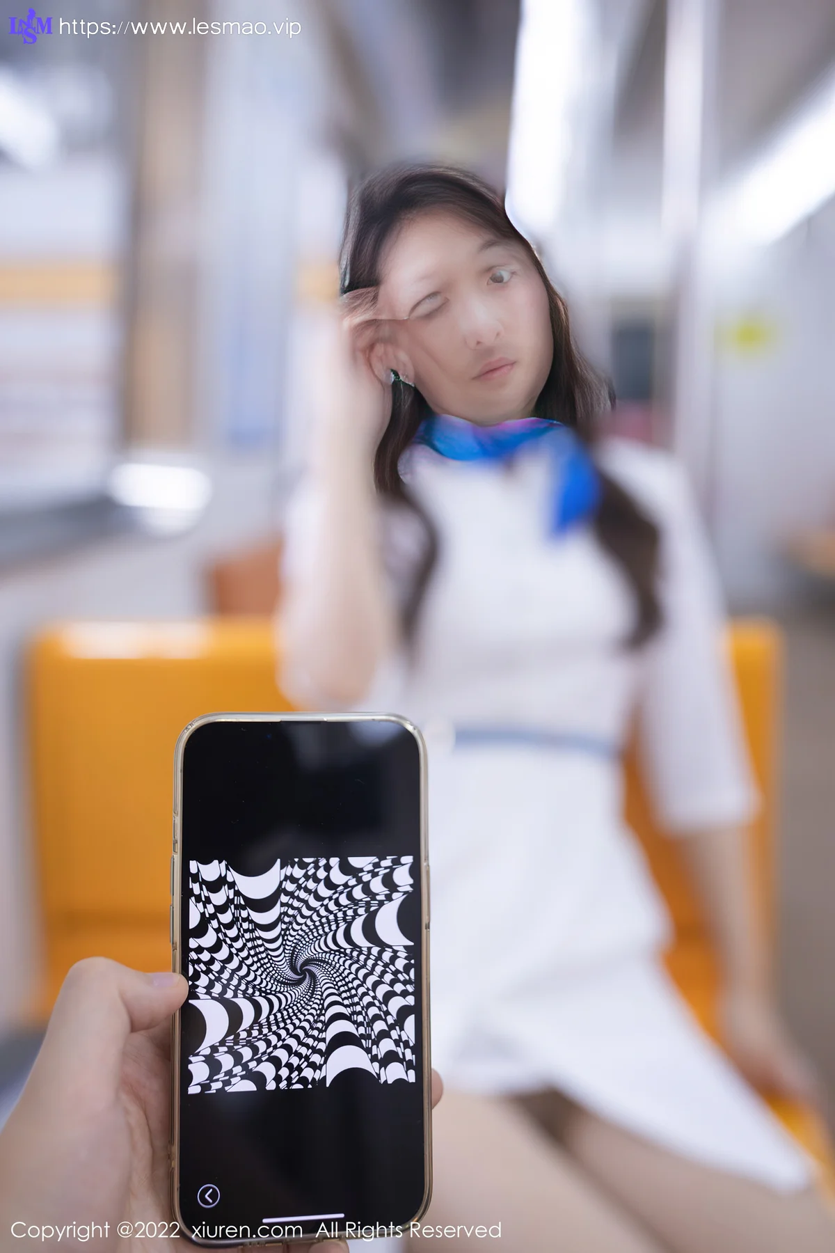 XiuRen 秀人 No.5108 地铁车厢场景 唐安琪 性感写真11 - 15