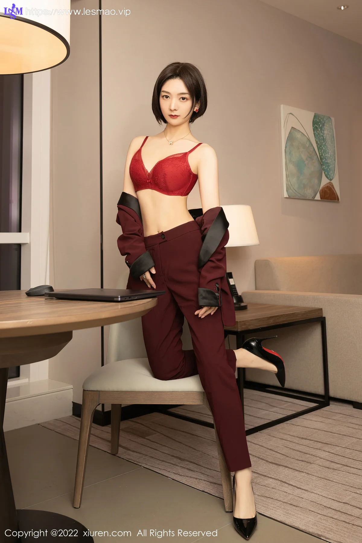 XiuRen 秀人 No.5111 角色扮演女老板 Angela小热巴 性感写真3 - 35