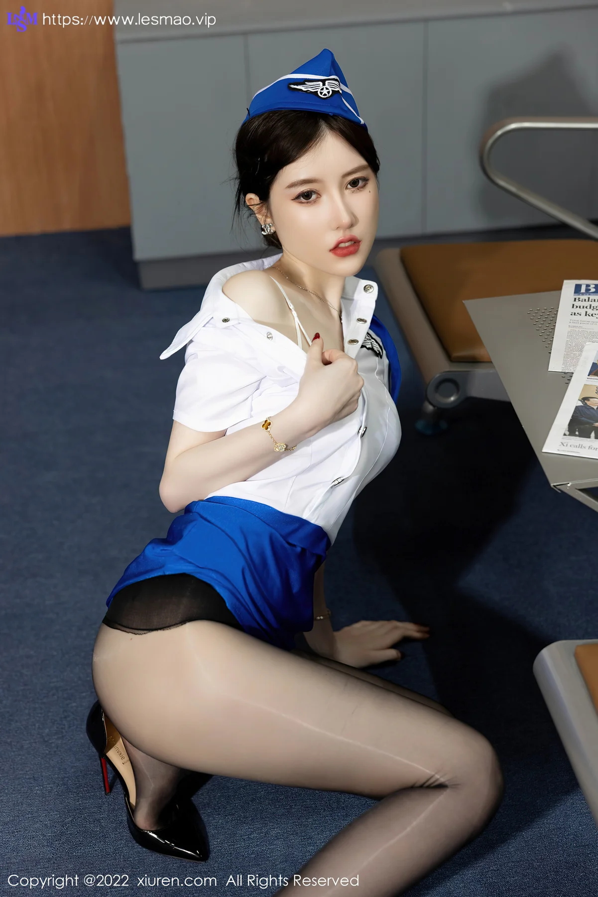 XiuRen 秀人 No.5125 制服诱惑 美桃酱 海南心愿旅拍22 - 24