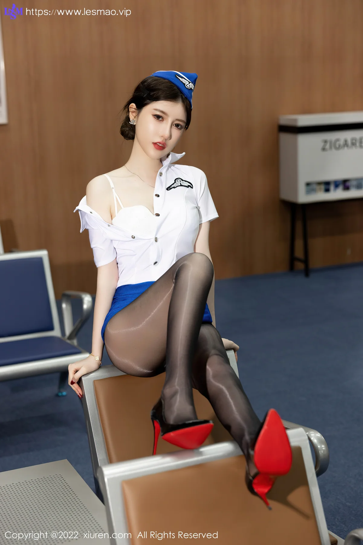 XiuRen 秀人 No.5125 制服诱惑 美桃酱 海南心愿旅拍22 - 43