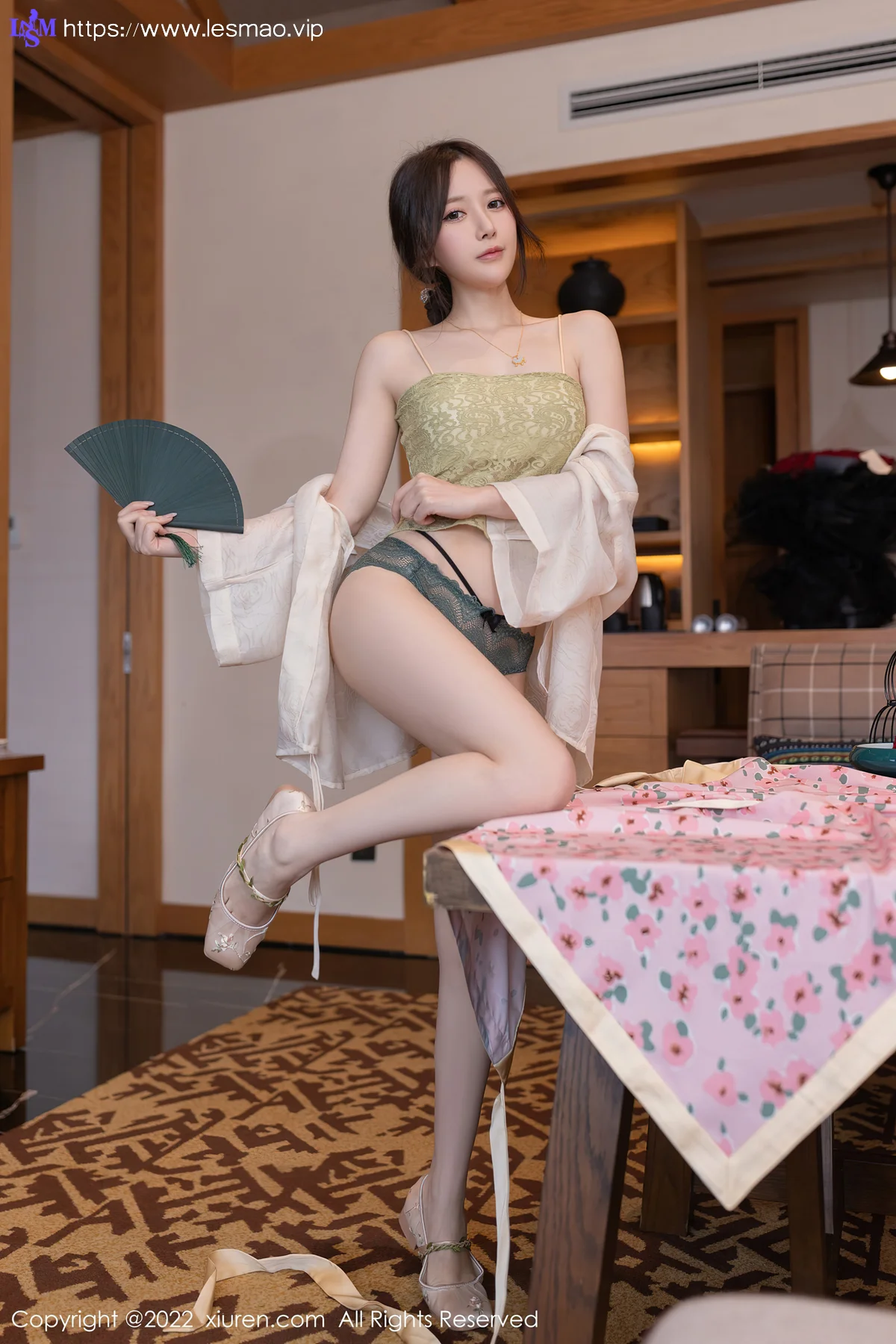 XiuRen 秀人 No.5130 浅色古装 鱼子酱Fish 云南旅拍11 - 45