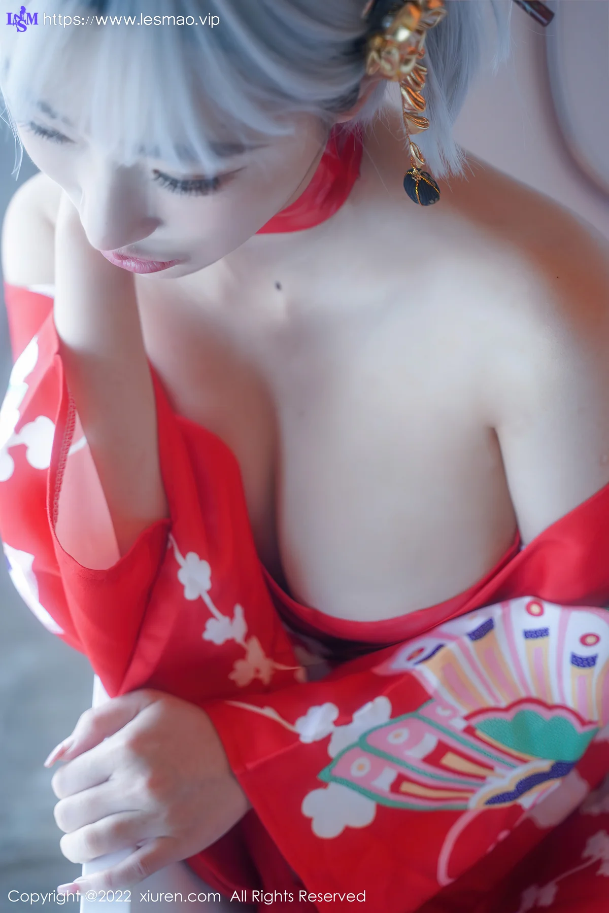 XiuRen 秀人 No.5134 蒸汽浴衣花瓣浴 西门小玉 性感写真33 - 11