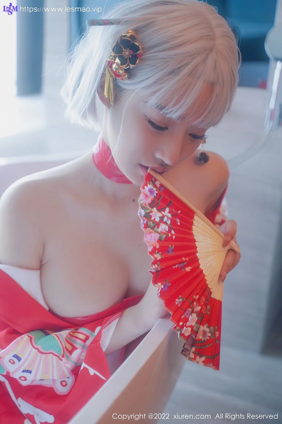 XiuRen 秀人 No.5134 蒸汽浴衣花瓣浴 西门小玉 性感写真33 - 15