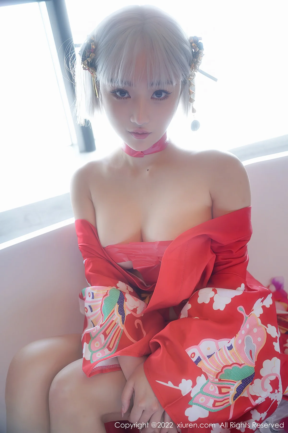 XiuRen 秀人 No.5134 蒸汽浴衣花瓣浴 西门小玉 性感写真33 - 33