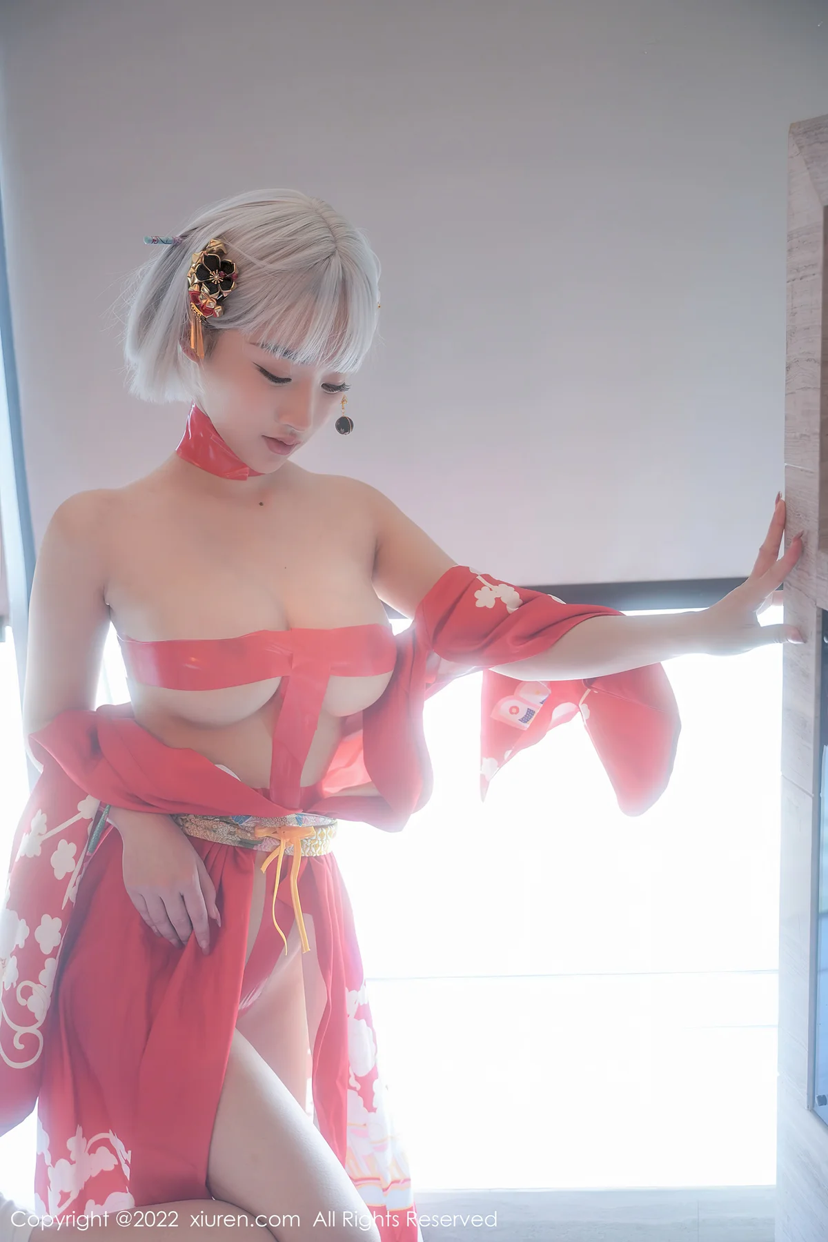 XiuRen 秀人 No.5134 蒸汽浴衣花瓣浴 西门小玉 性感写真33 - 49