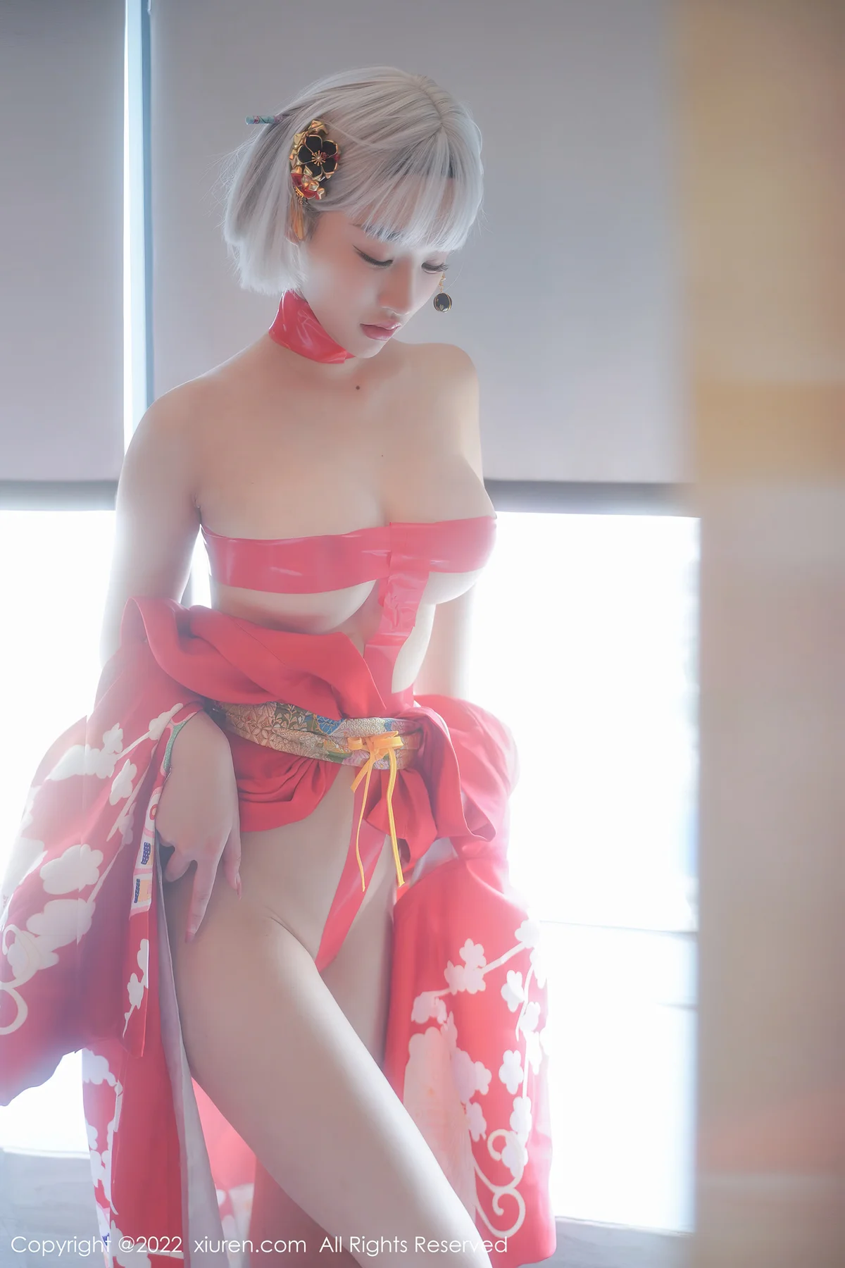 XiuRen 秀人 No.5134 蒸汽浴衣花瓣浴 西门小玉 性感写真33 - 51