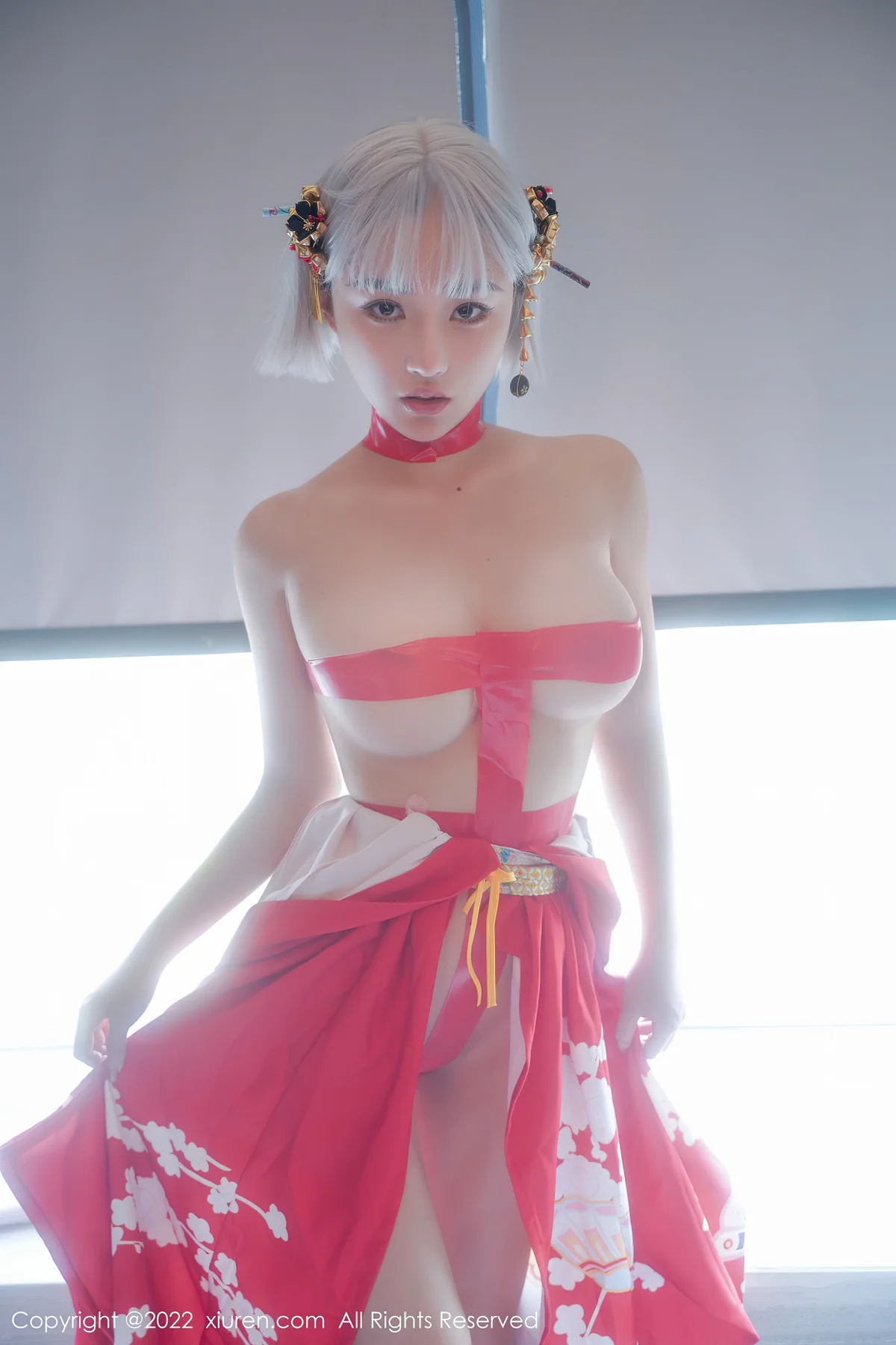 XiuRen 秀人 No.5134 蒸汽浴衣花瓣浴 西门小玉 性感写真33 - 60